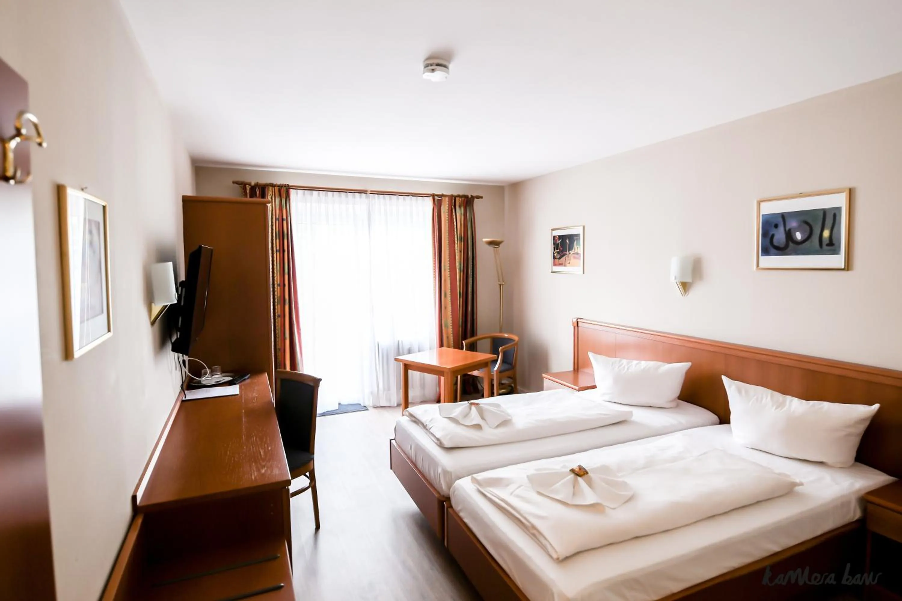 Photo of the whole room, Bed in Hotel Blutenburg