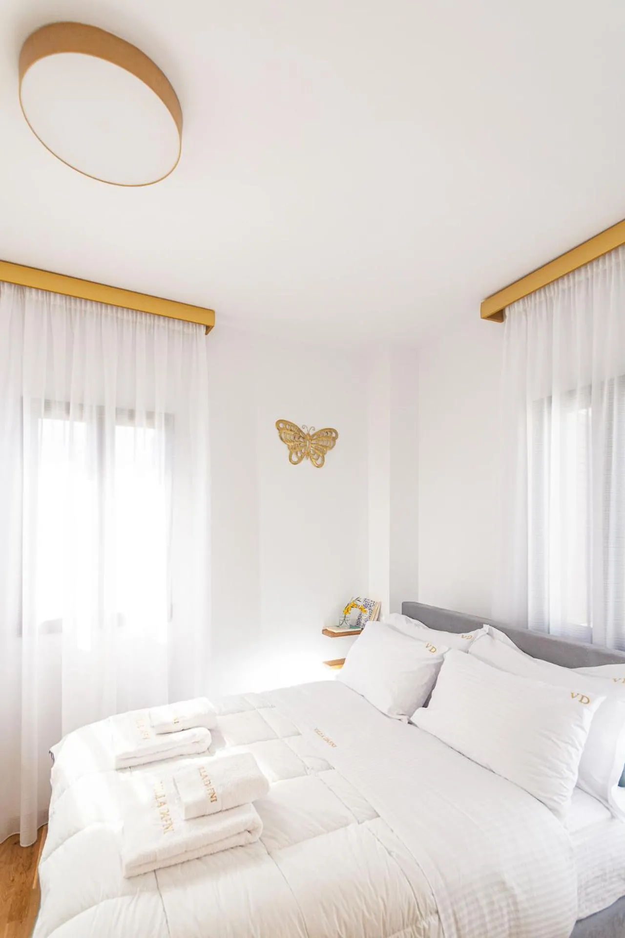 Bed in Villa Dafni - Lindos