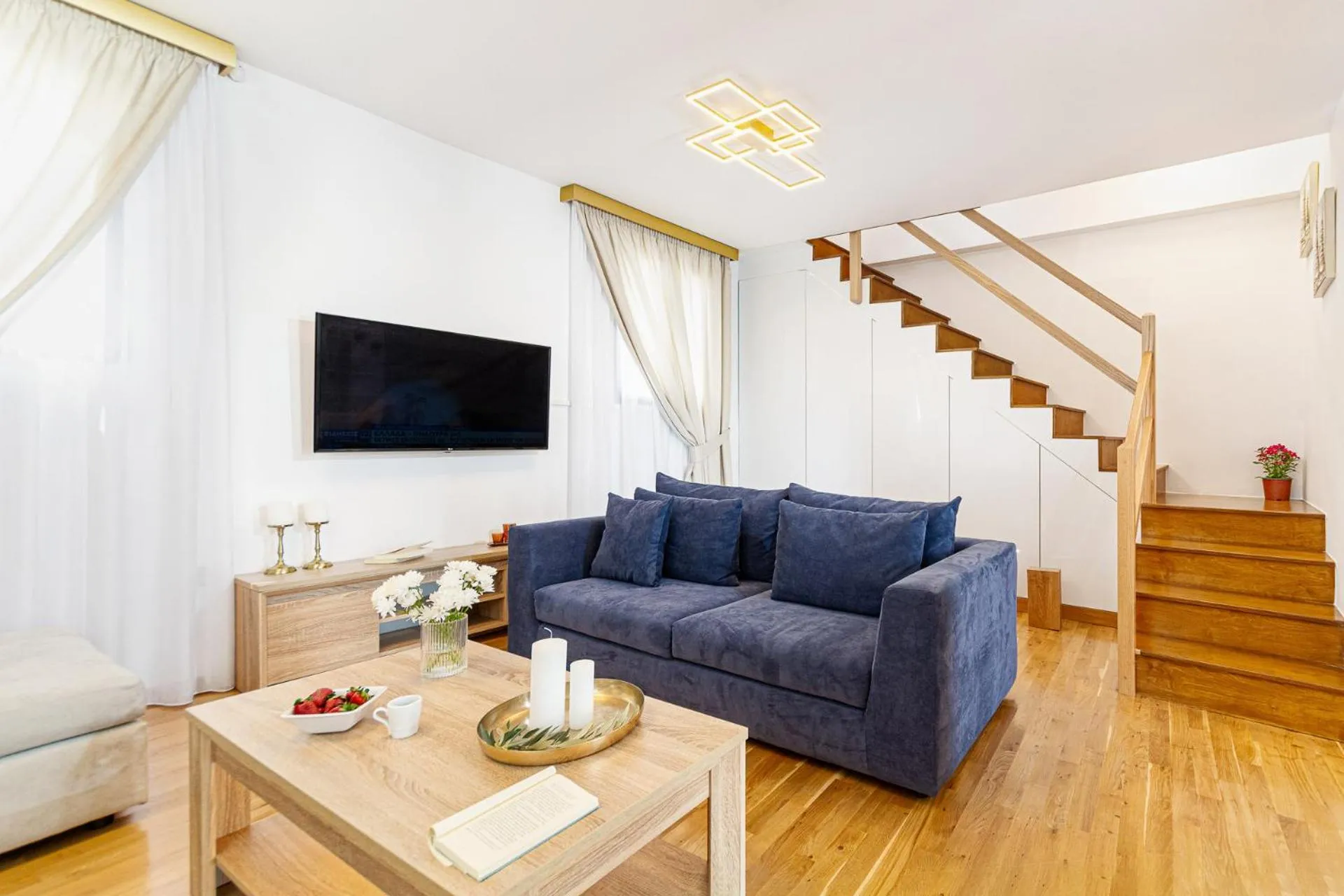 Living room in Villa Dafni - Lindos
