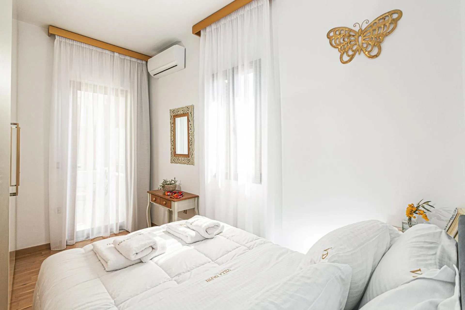 Bed in Villa Dafni - Lindos