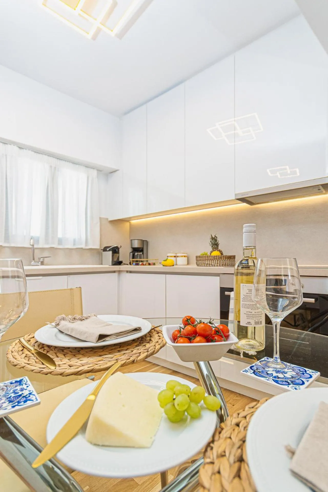 Kitchen or kitchenette in Villa Dafni - Lindos