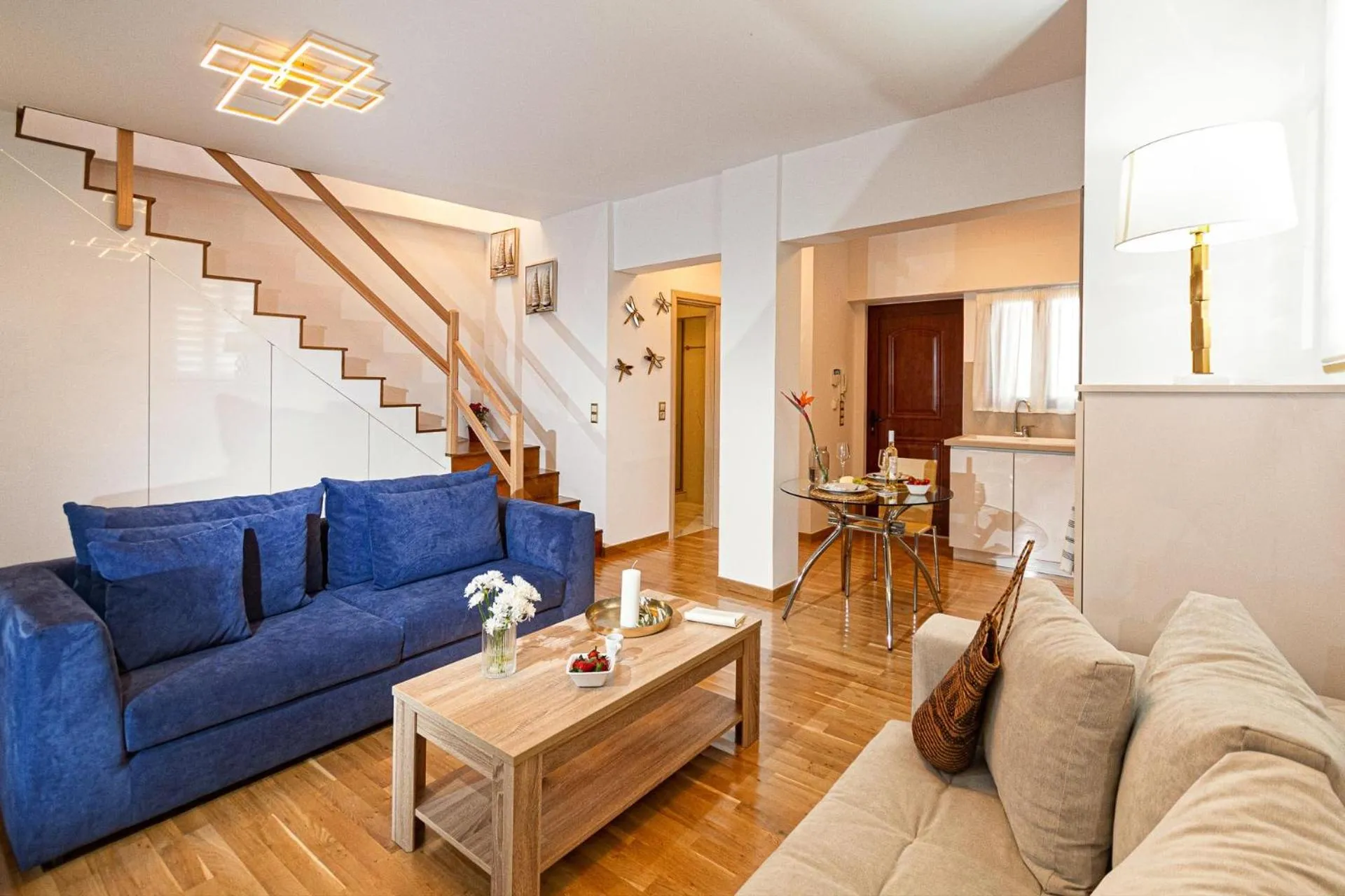 Living room in Villa Dafni - Lindos