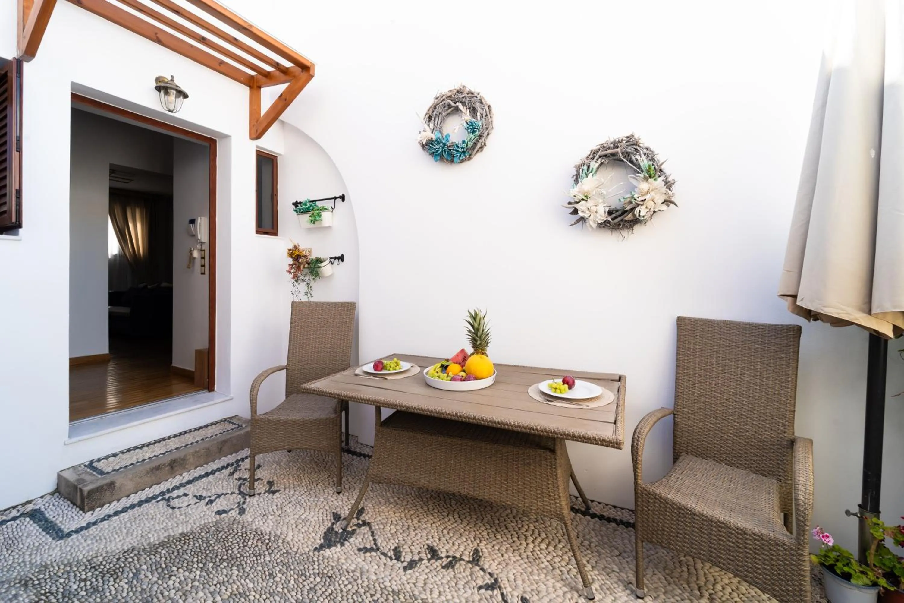 Balcony/Terrace in Villa Dafni - Lindos