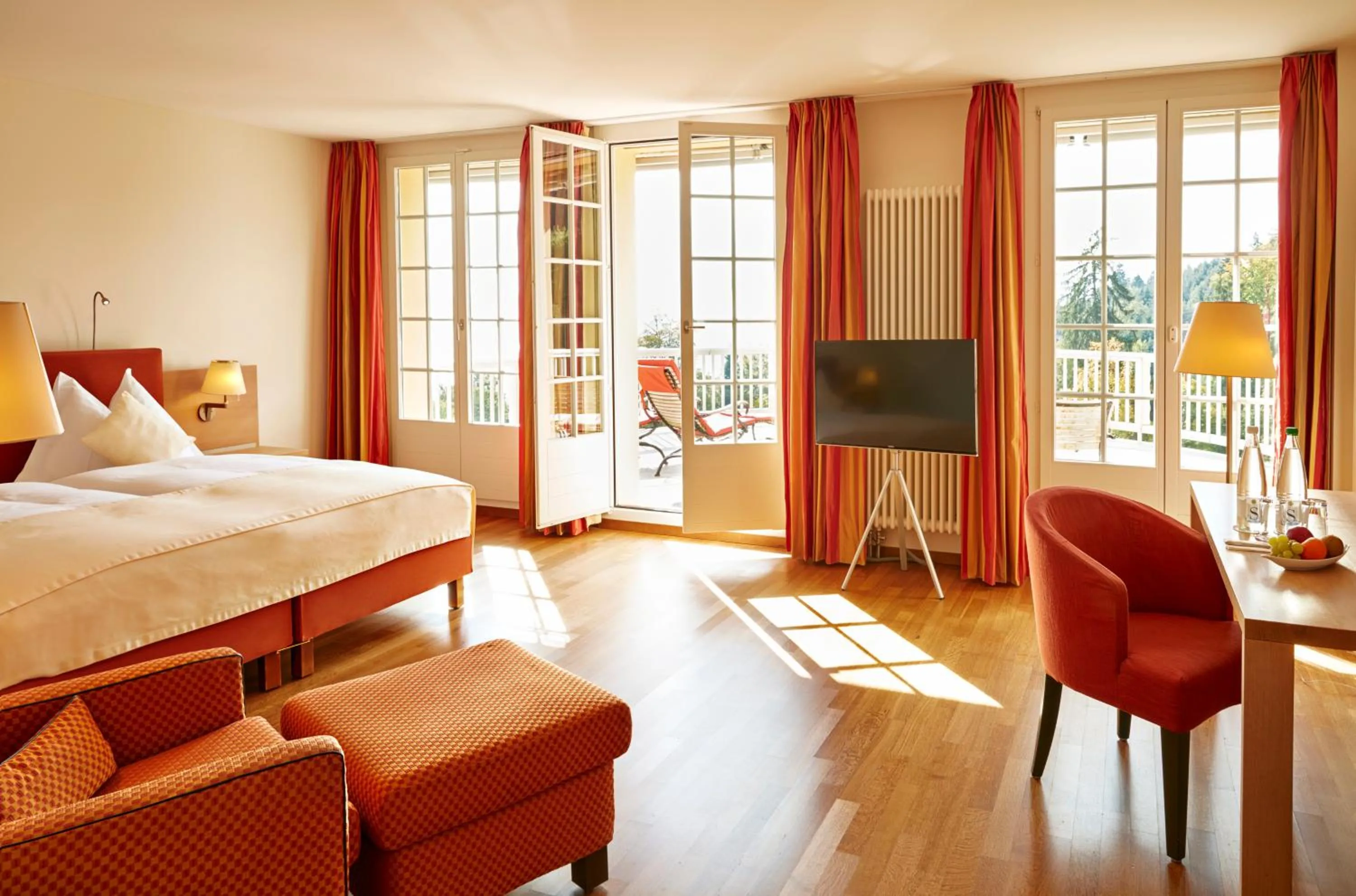 Bed in Kurhotel Sonnmatt Luzern