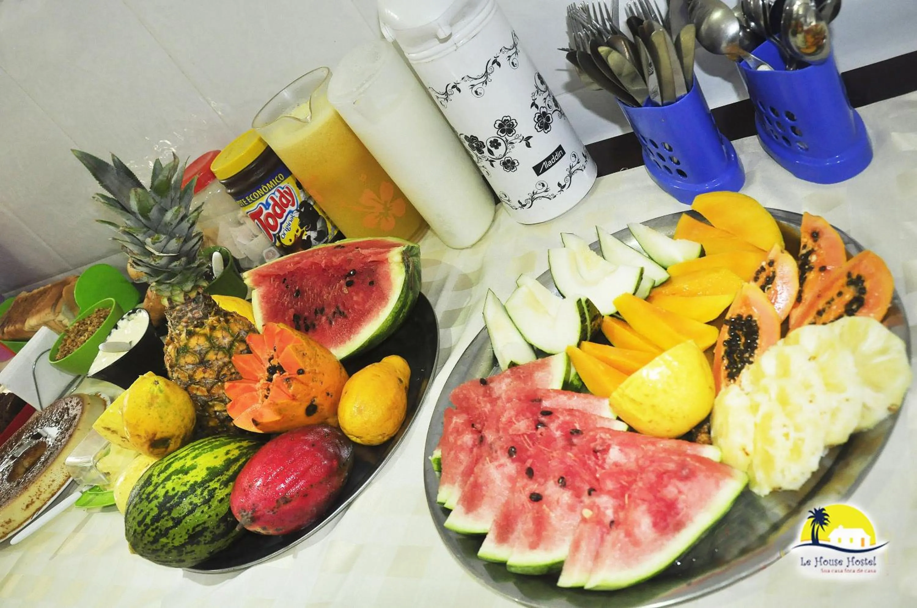 Continental breakfast in Le House Hostel