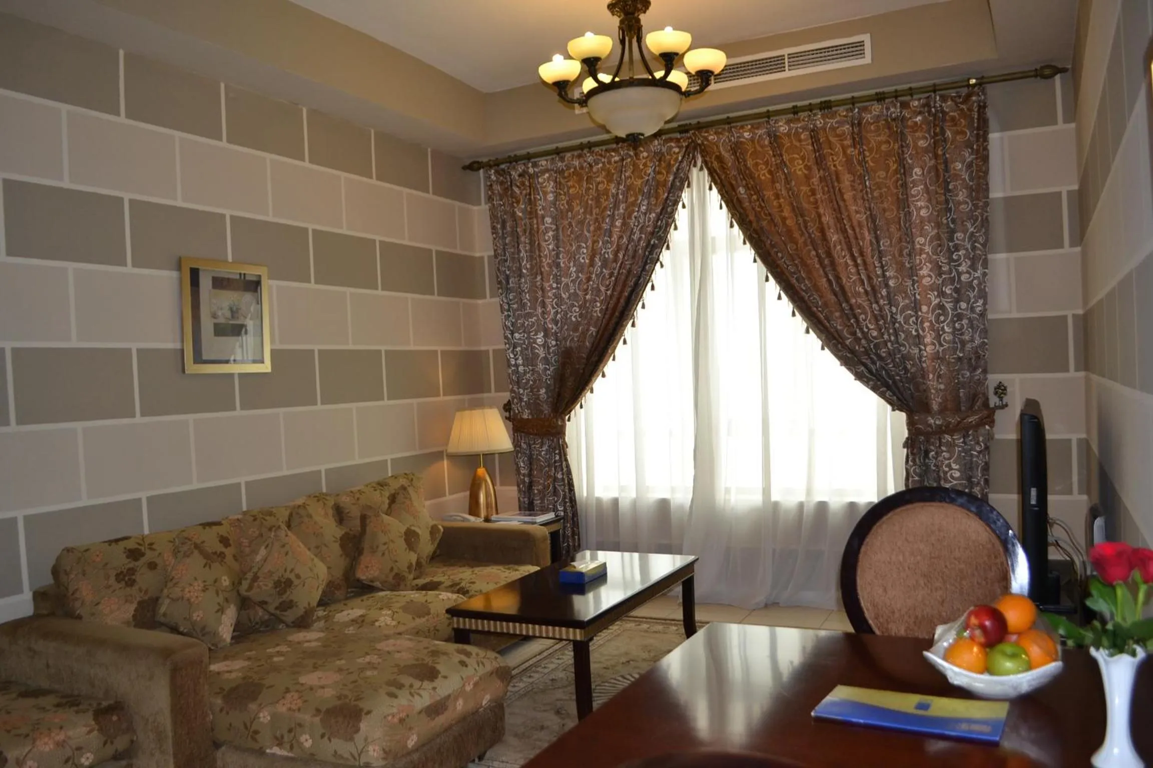 Living room in Al Hayat Hotel Apartments
