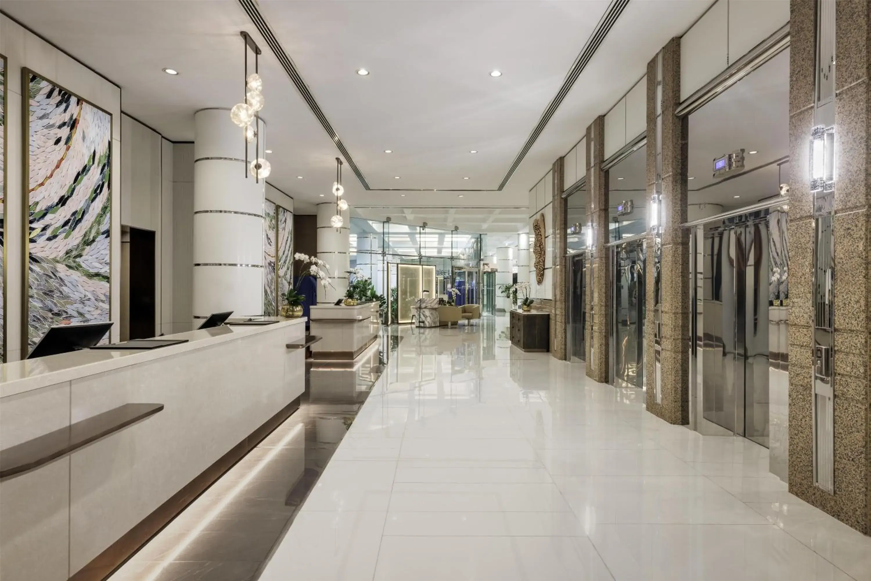 Lobby or reception in Hilton Dubai Jumeirah Lobby or reception in Hilton Dubai Jumeirah