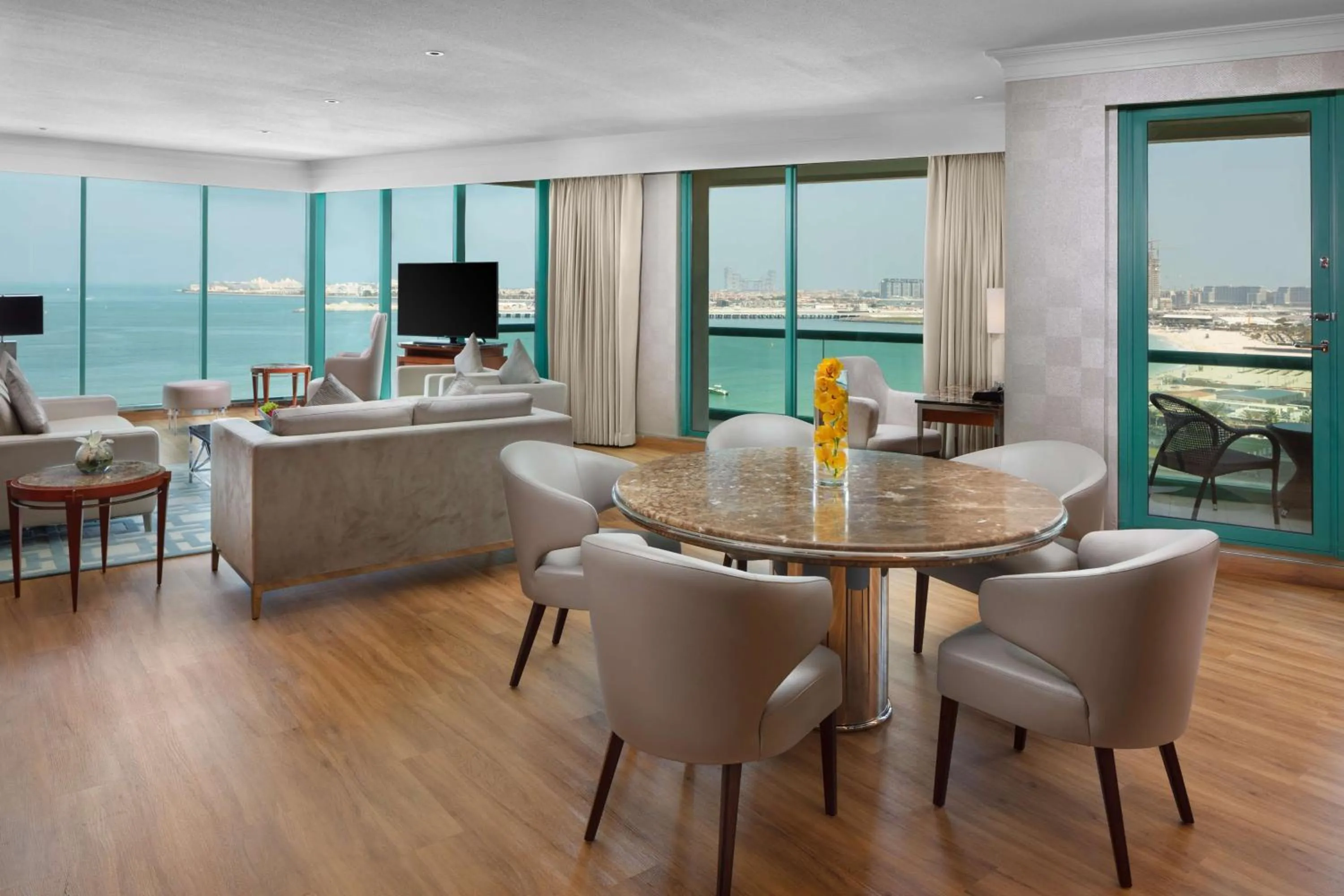 Living room in Hilton Dubai Jumeirah