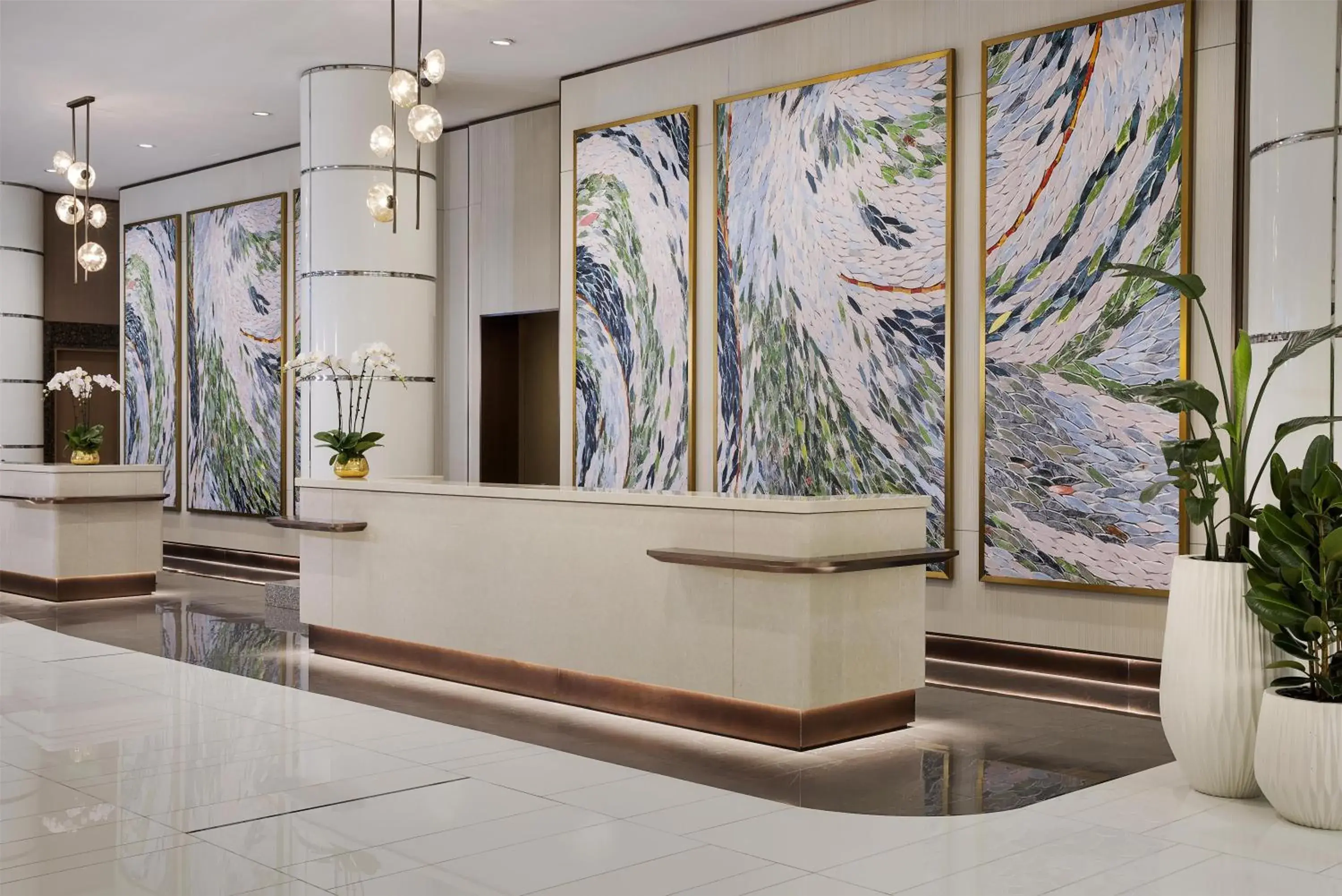 Lobby or reception in Hilton Dubai Jumeirah Lobby or reception in Hilton Dubai Jumeirah