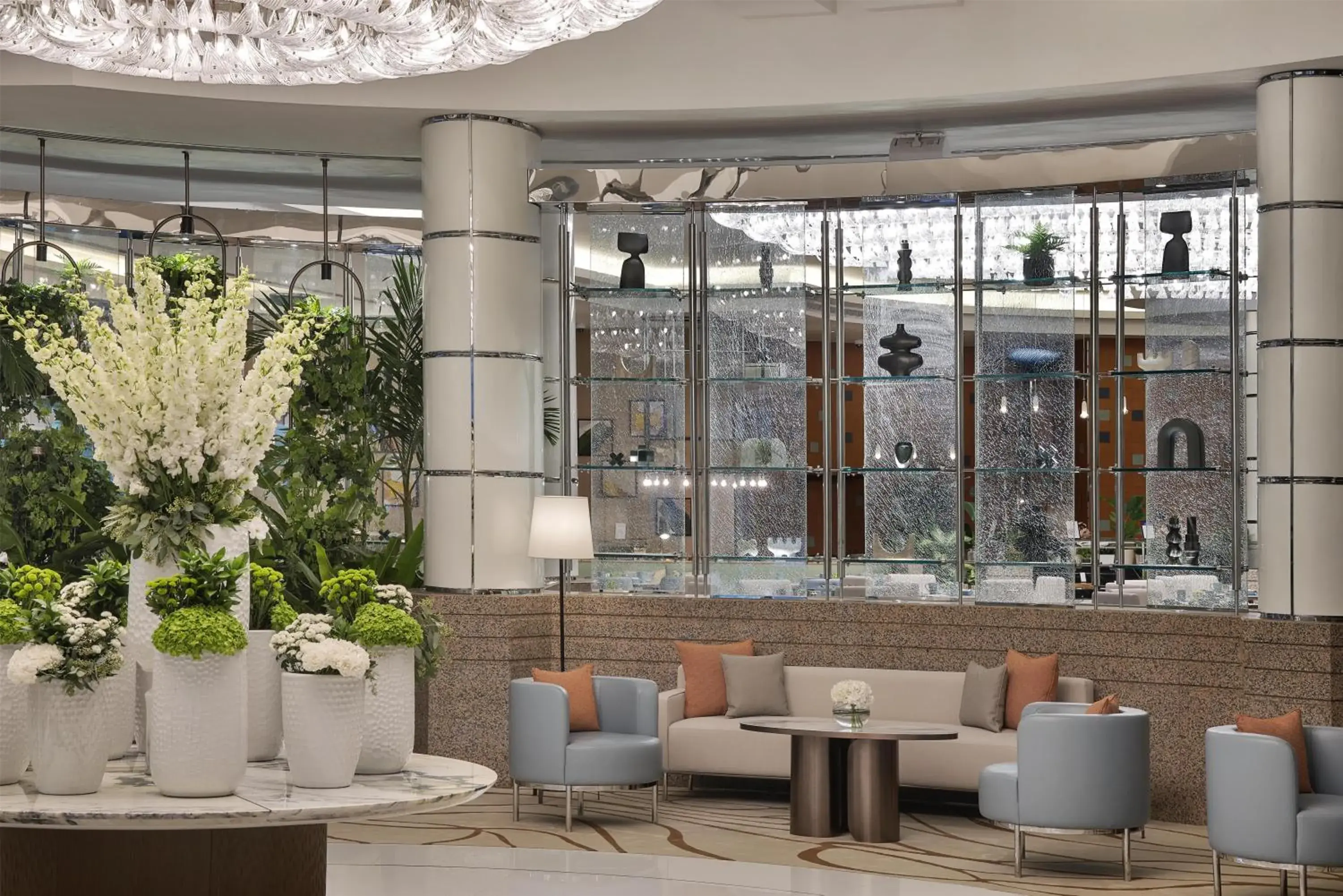 Lobby or reception in Hilton Dubai Jumeirah Lobby or reception in Hilton Dubai Jumeirah