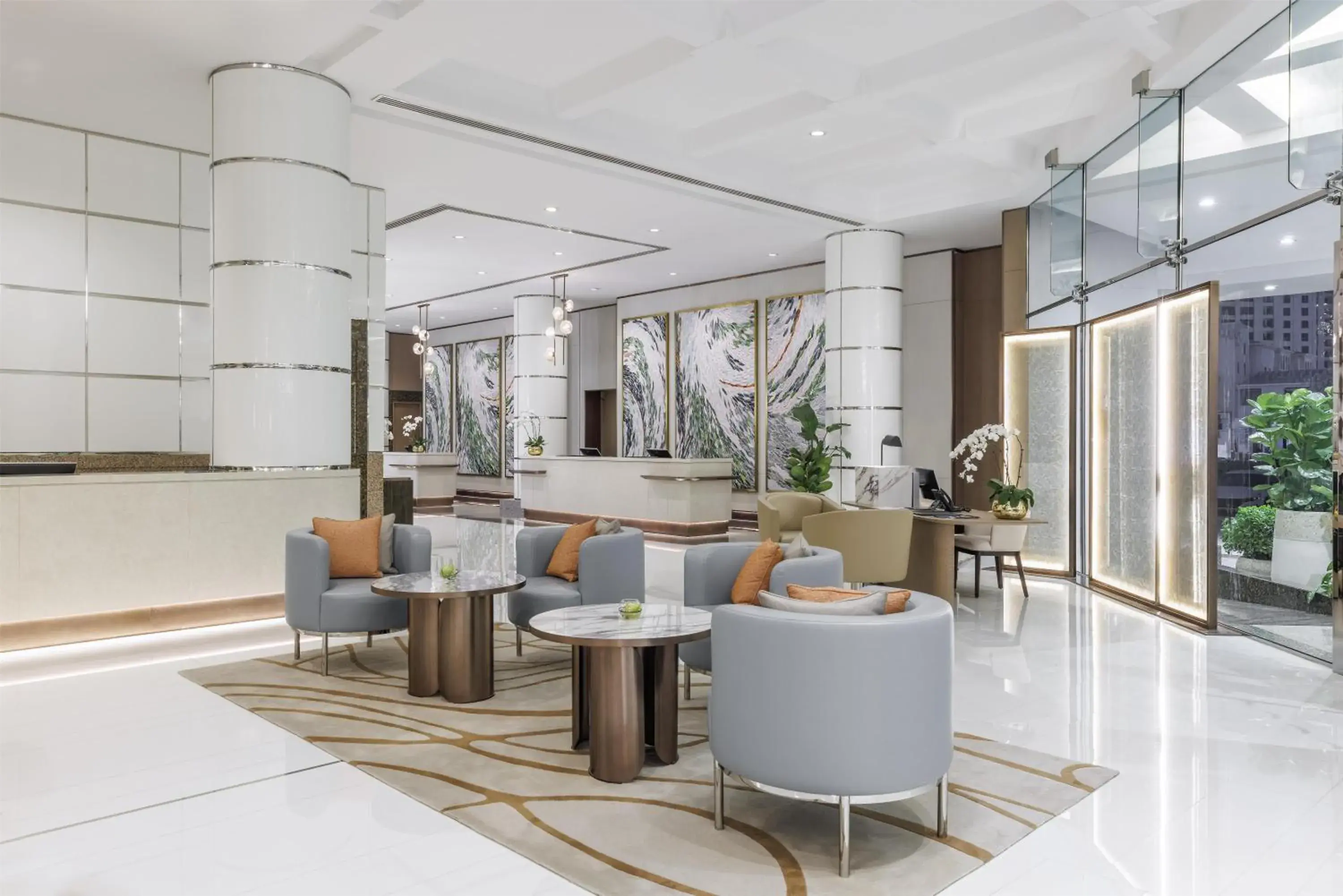 Lobby or reception in Hilton Dubai Jumeirah Lobby or reception in Hilton Dubai Jumeirah
