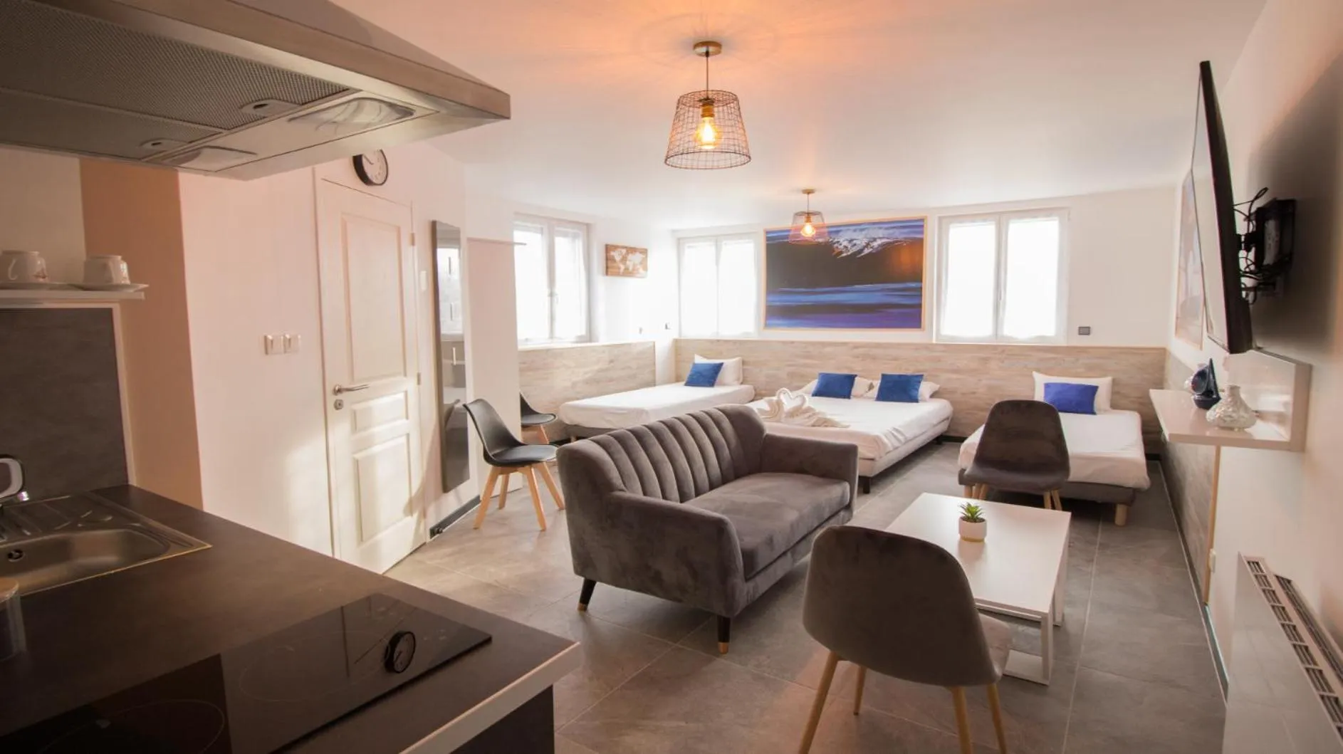 Bed in Appartel 76 Dieppe