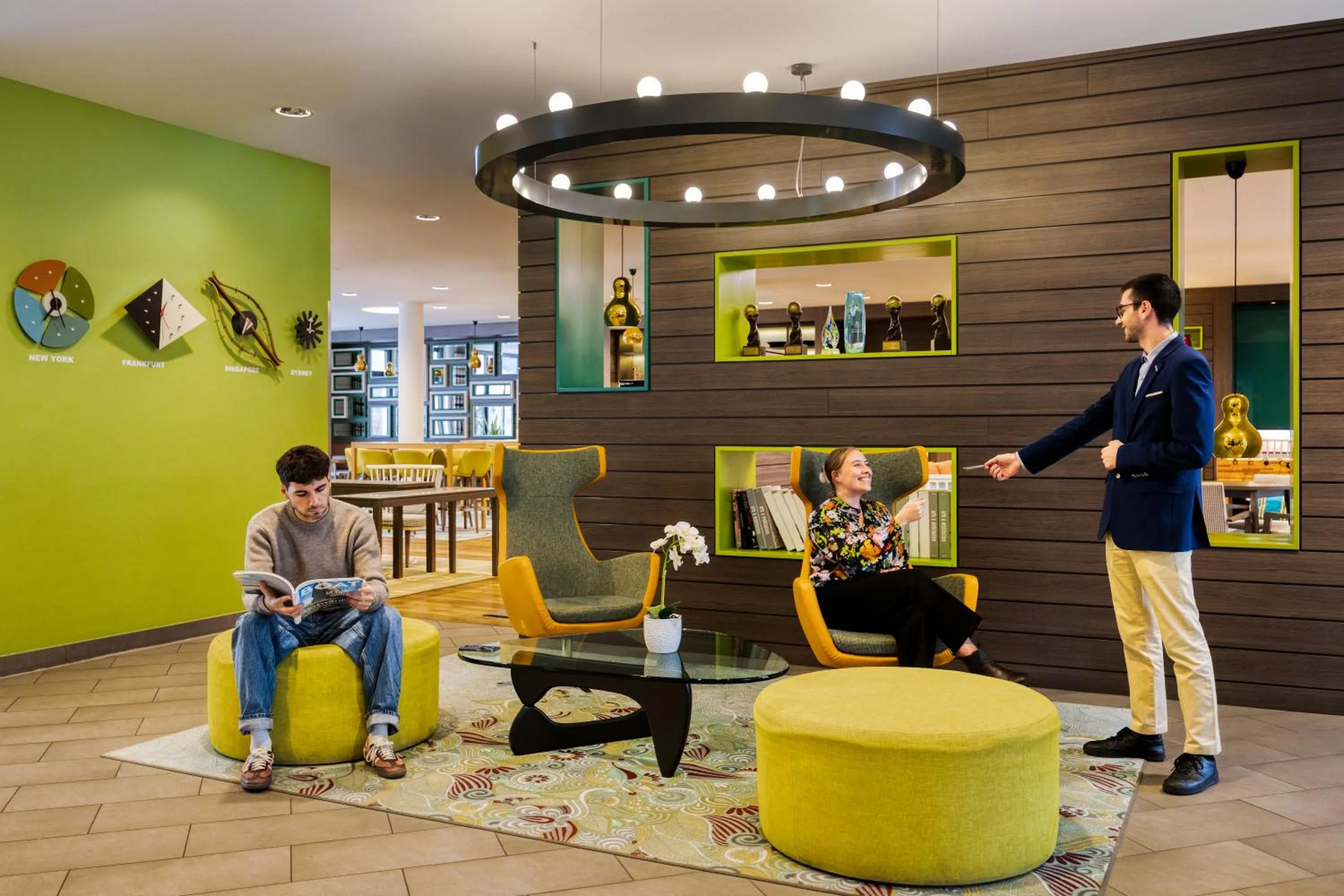 Lobby or reception in Citadines City Centre Frankfurt