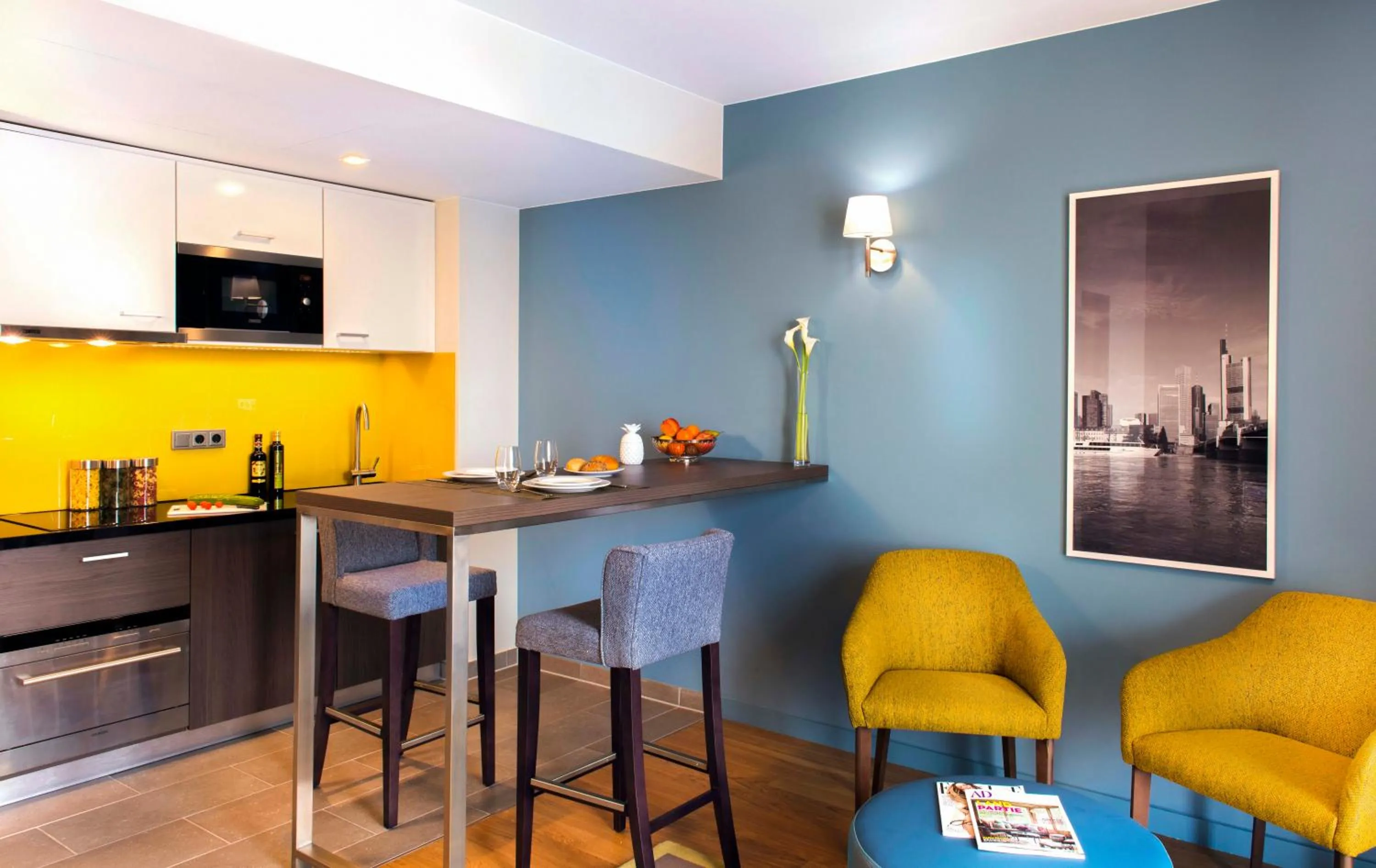 Kitchen or kitchenette in Citadines City Centre Frankfurt