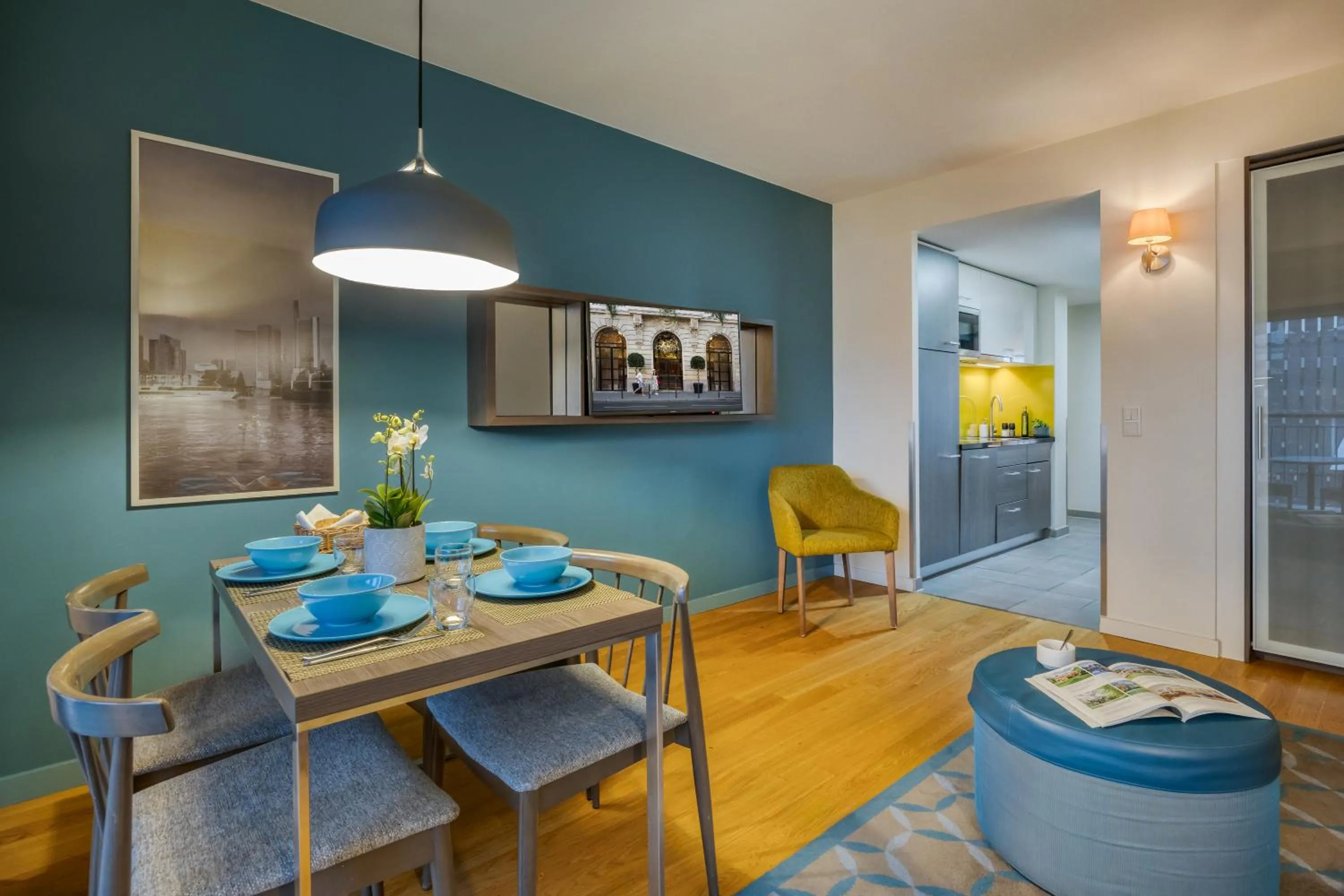 Living room in Citadines City Centre Frankfurt