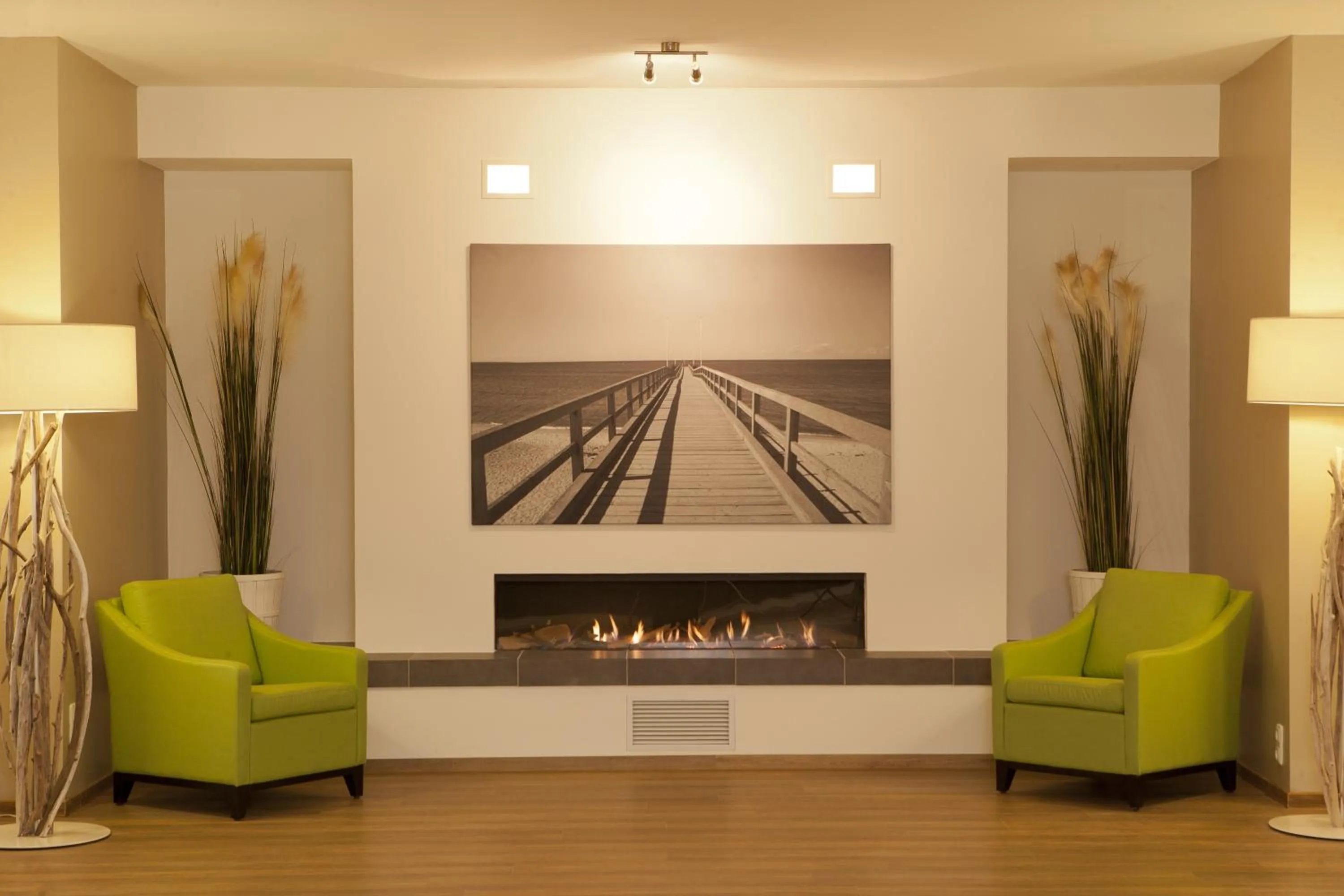 Lobby or reception in Strandhotel an der Ostsee