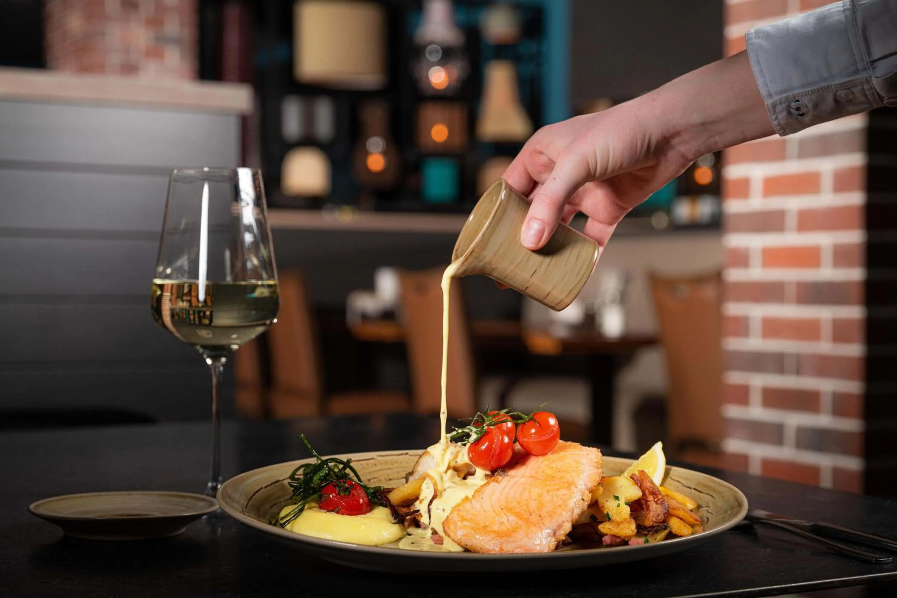 Restaurant/places to eat in Strandhotel an der Ostsee