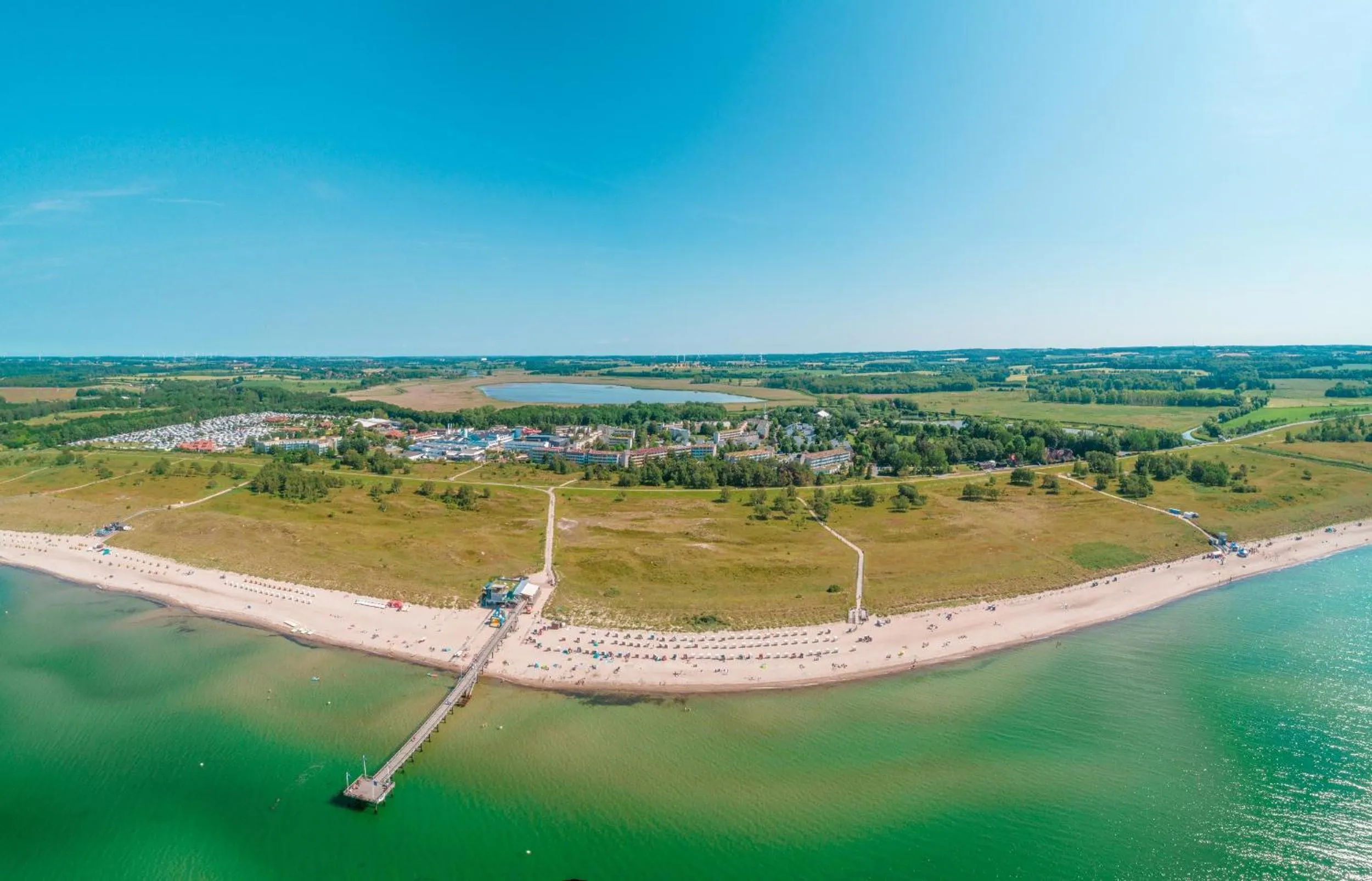 Property building in Strandhotel an der Ostsee