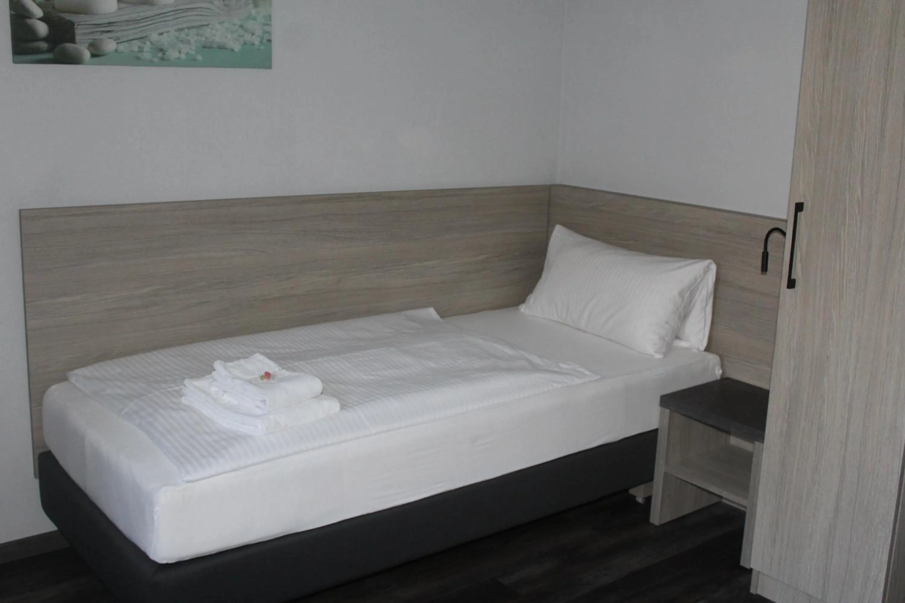 Bed in Landgasthof-Bikerhotel Arnold