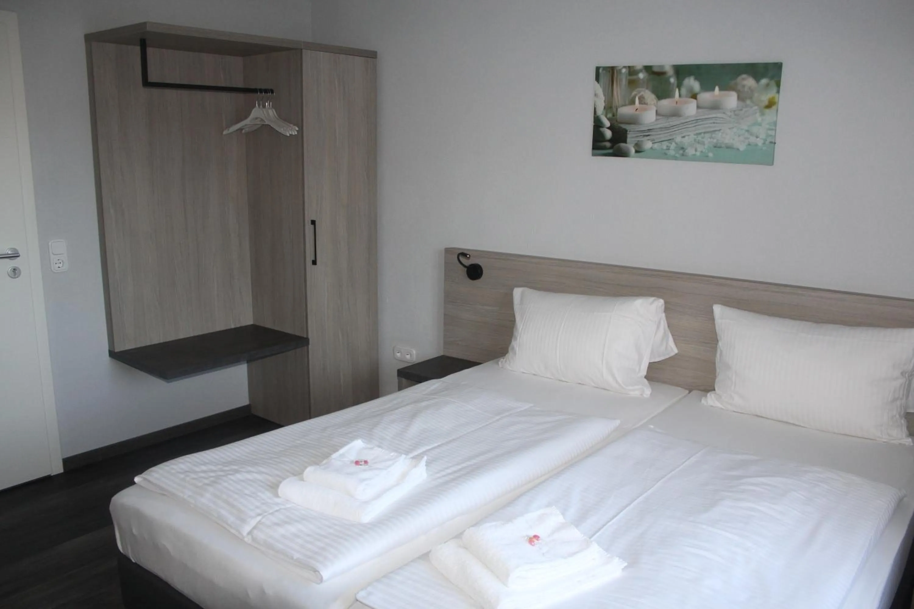 Bed in Landgasthof-Bikerhotel Arnold