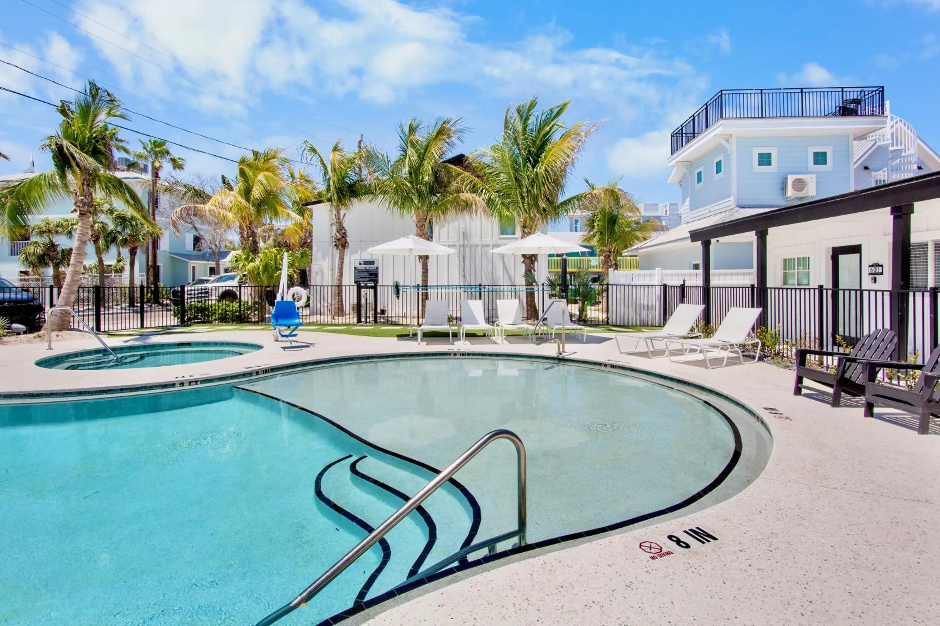 Pool view in Pelican Post at Anna Maria Island Inn