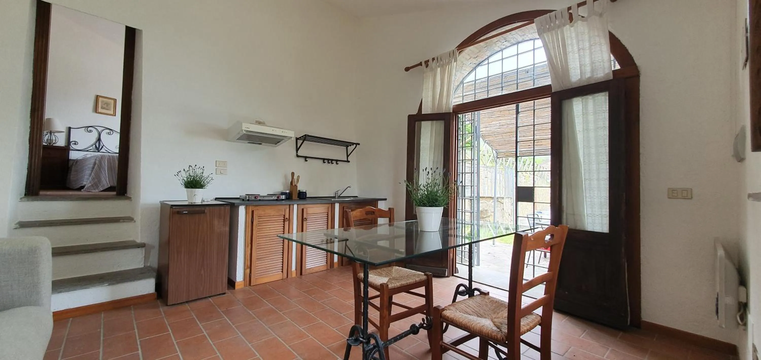 Kitchen or kitchenette in PoloTuristicoUmbria Rustico con Piscina Vista Lago