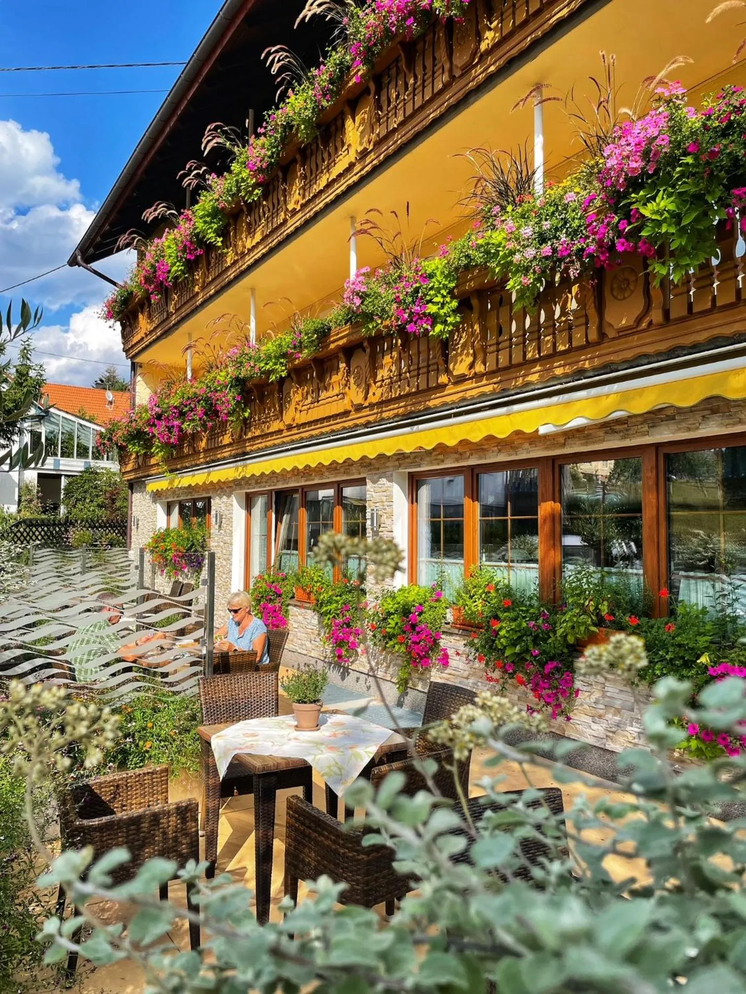 Balcony/Terrace in Hotel Krone Igelsberg