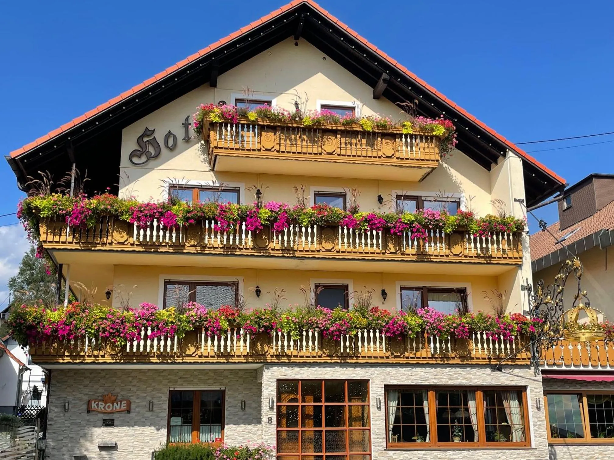 Property building in Hotel Krone Igelsberg