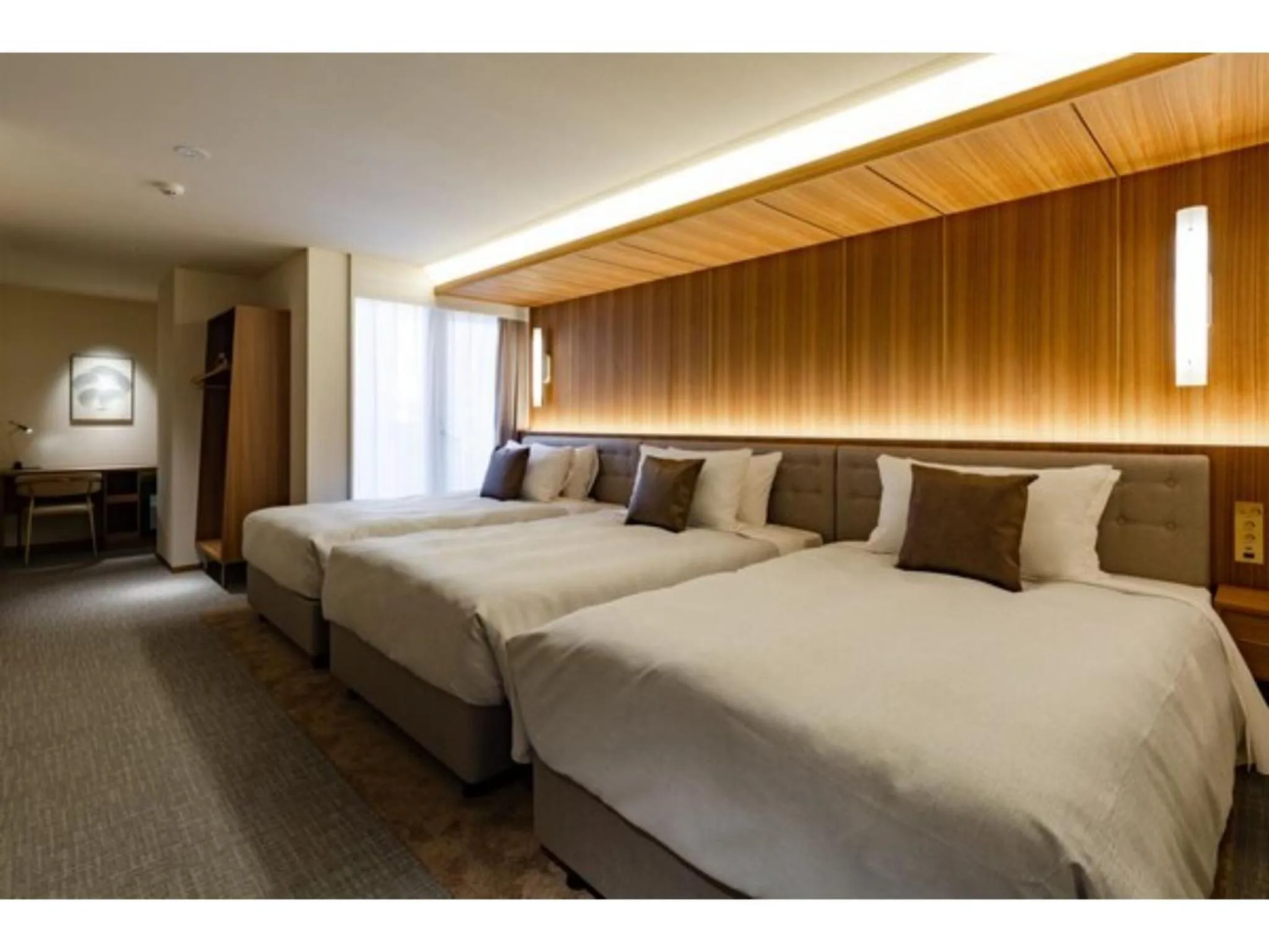 Bed in The OneFive Terrace Fukuoka - Vacation STAY 33435v