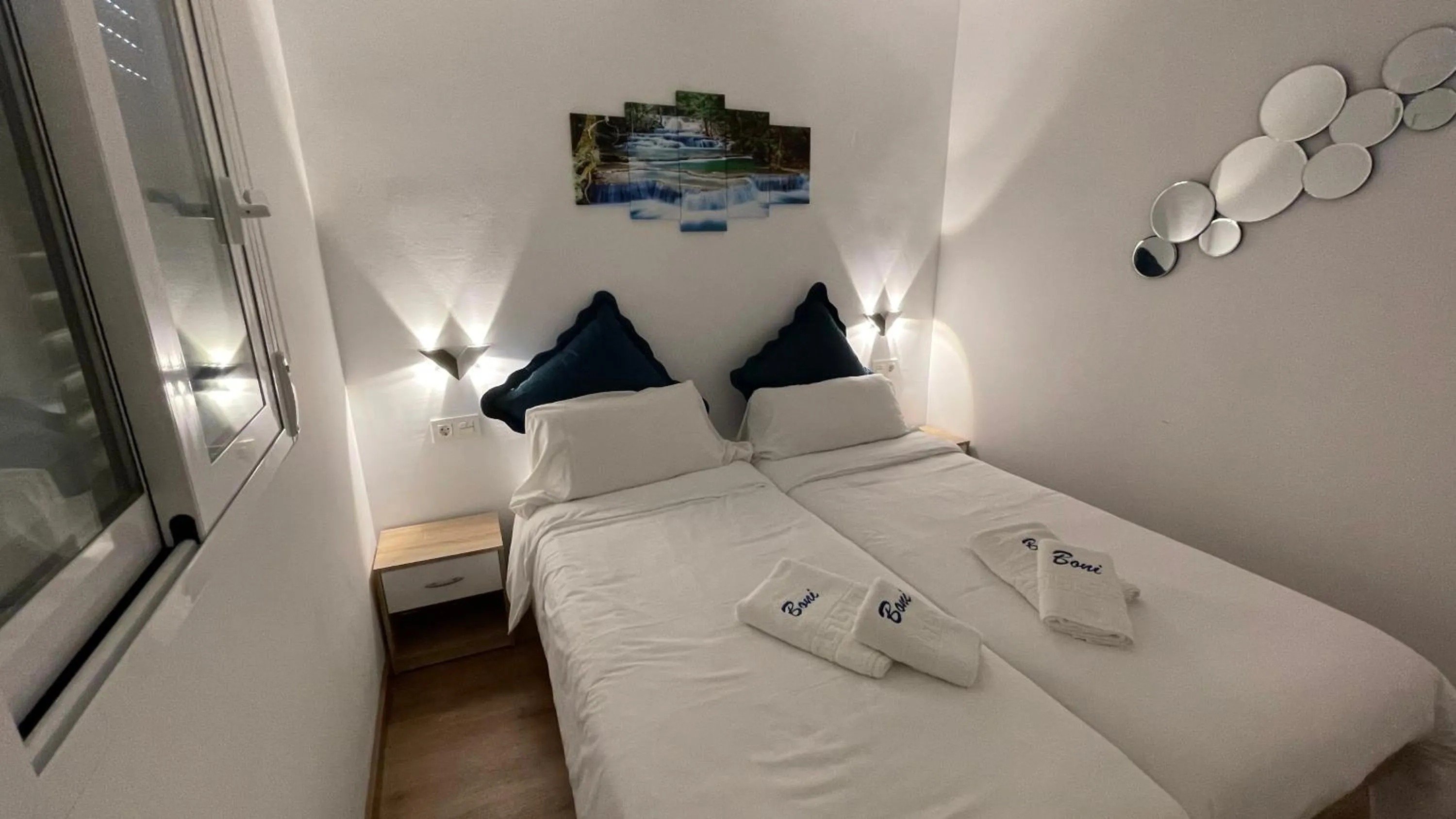 Bedroom, Bed in Apartamentos Boni