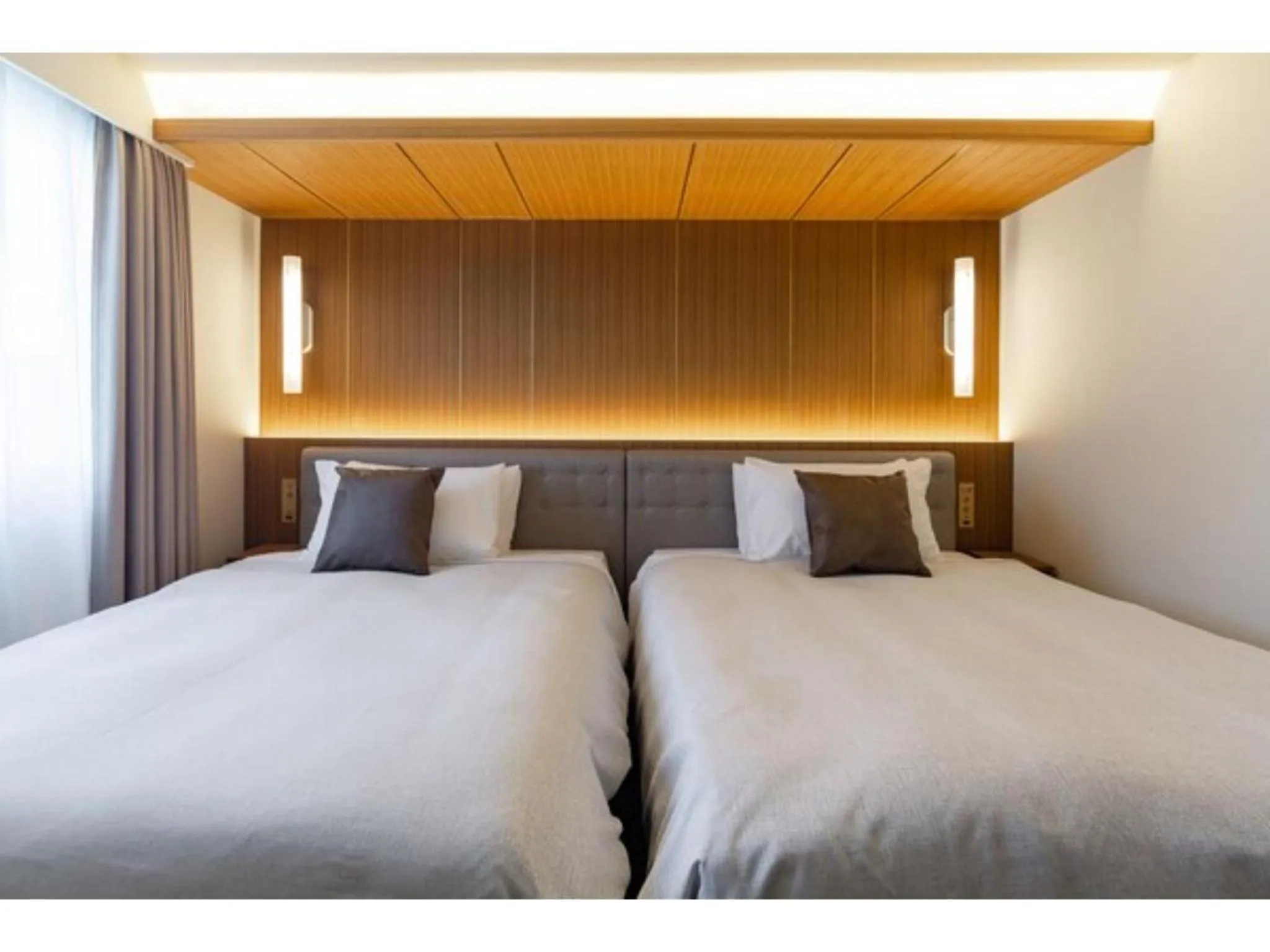 Bed in The OneFive Terrace Fukuoka - Vacation STAY 33431v