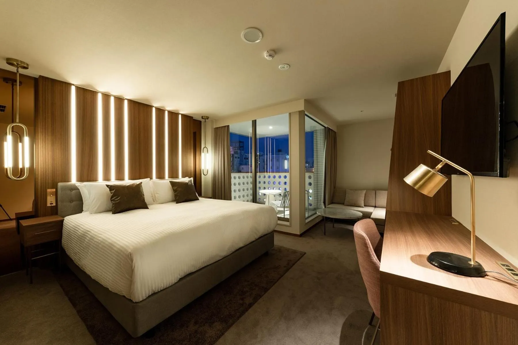 Bed in The OneFive Villa Fukuoka - Vacation STAY 33466v