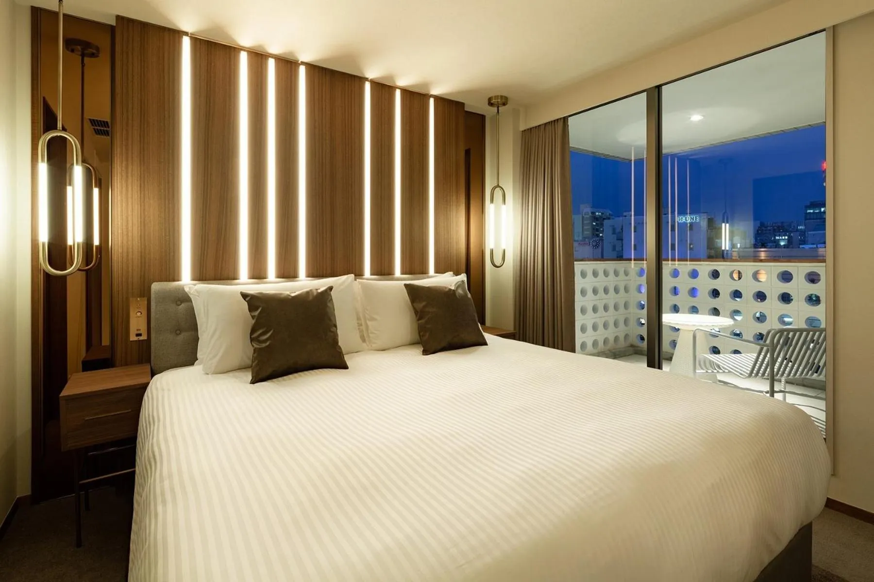 Bed in The OneFive Villa Fukuoka - Vacation STAY 33466v