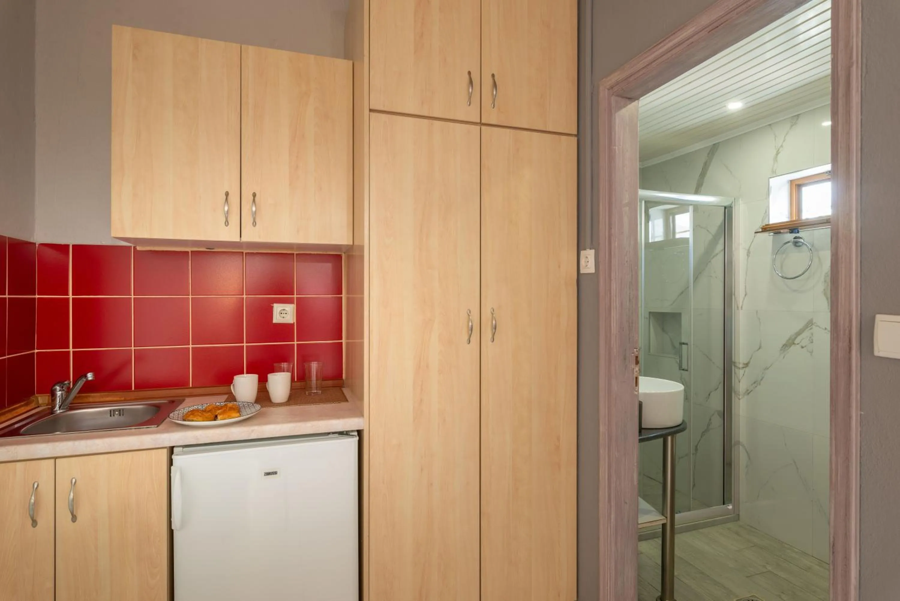 Kitchen or kitchenette in Anneta Studios