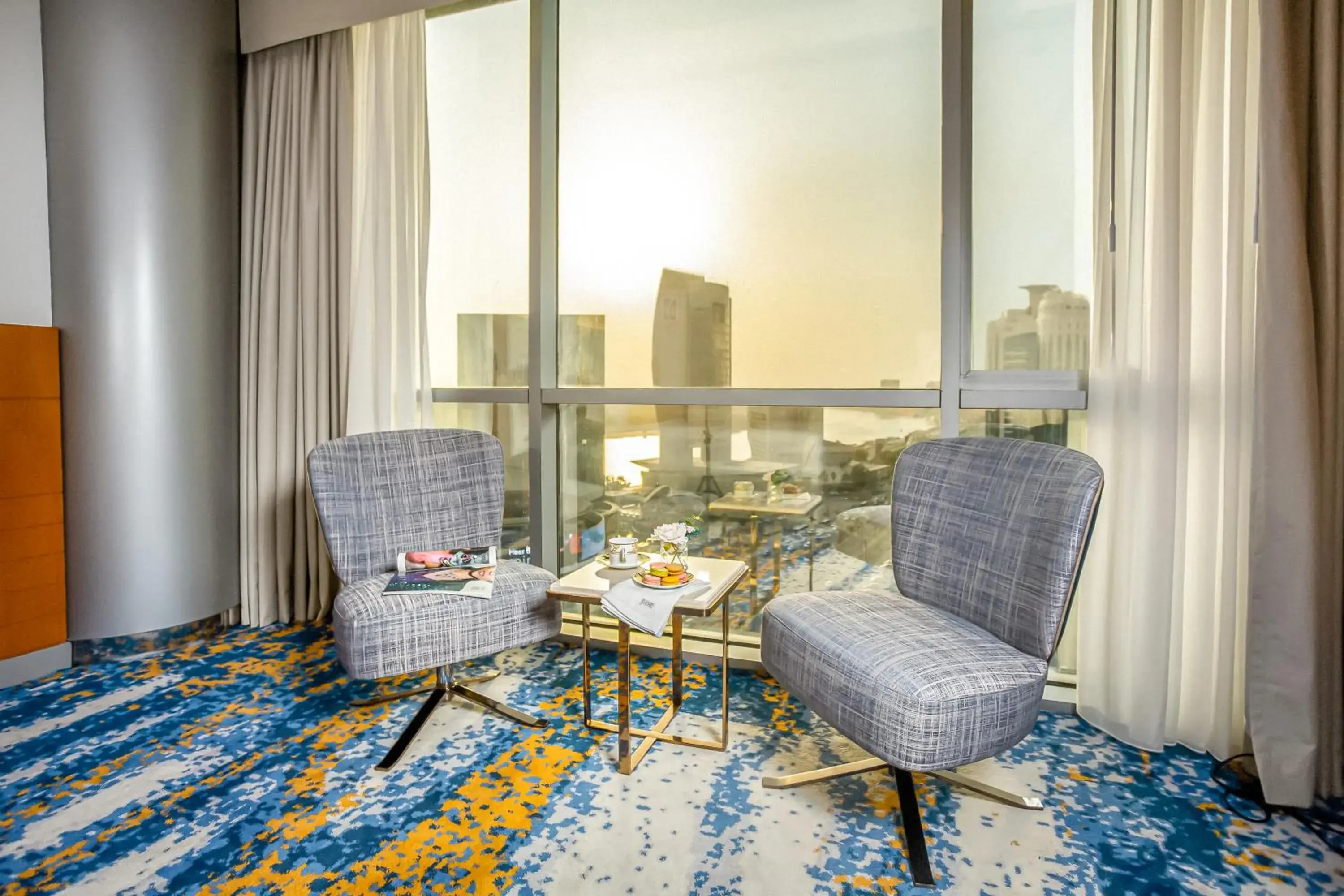 Living room in Golden Sands Boutique Hotel-Dubai Creek Living room in Golden Sands Boutique Hotel-Dubai Creek