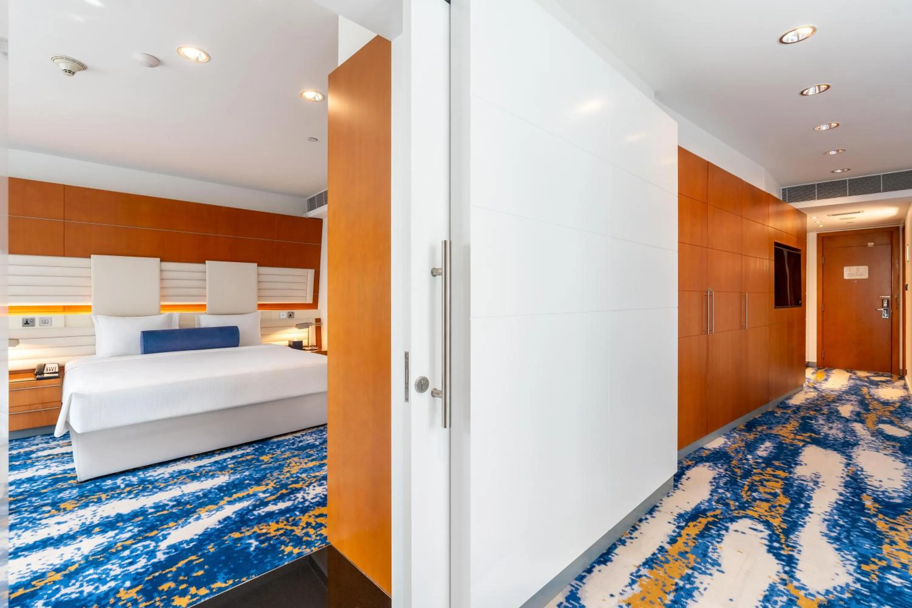 Bedroom, Bed in Golden Sands Boutique Hotel-Dubai Creek