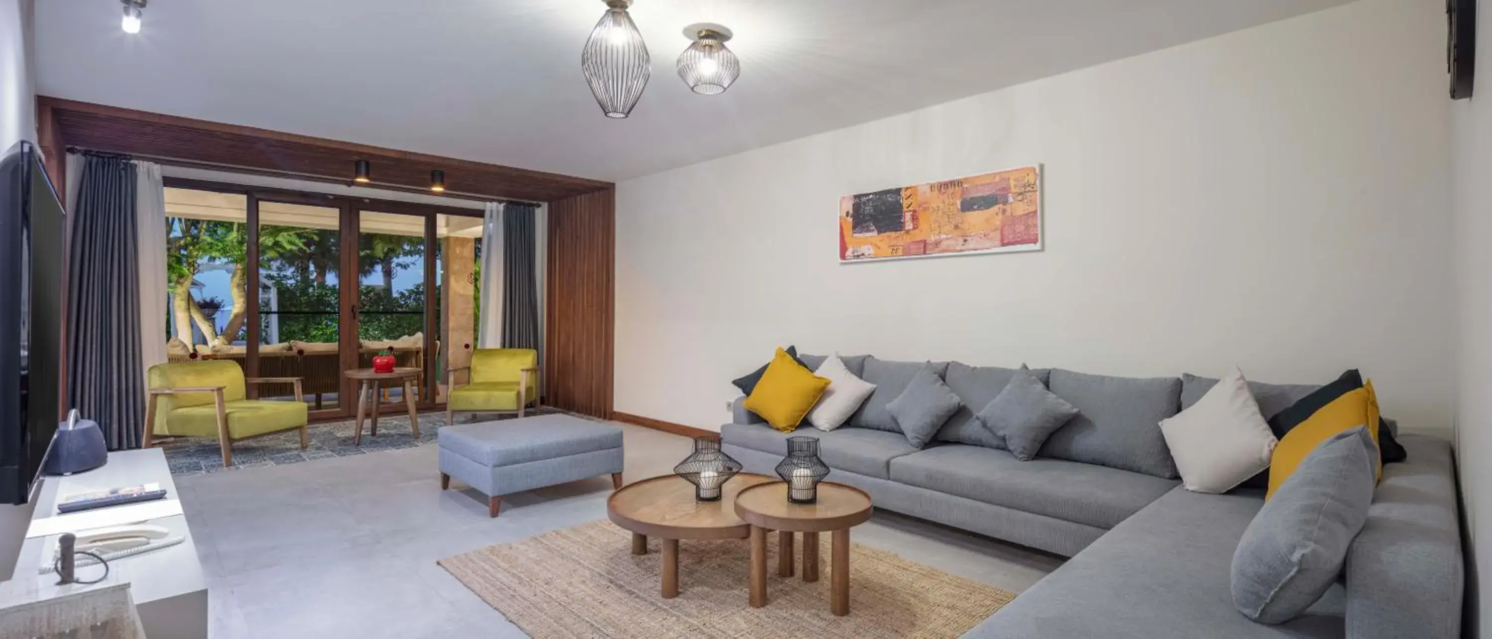 Living room in Nirvana Mediterranean Excellence - Ultra All Inclusive Living room in Nirvana Mediterranean Excellence - Ultra All Inclusive