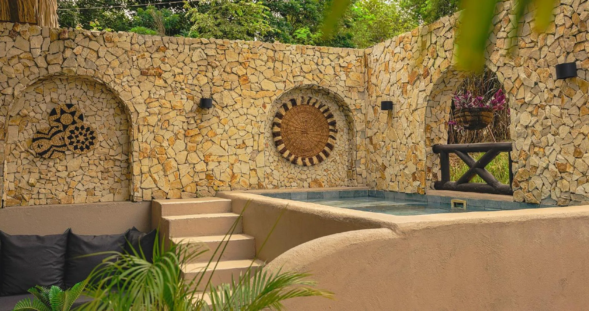 Natural landscape in Hotel Casa Candela