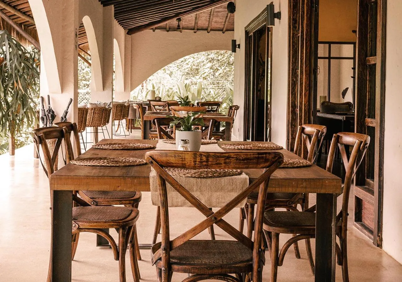Dining area in Hotel Casa Candela