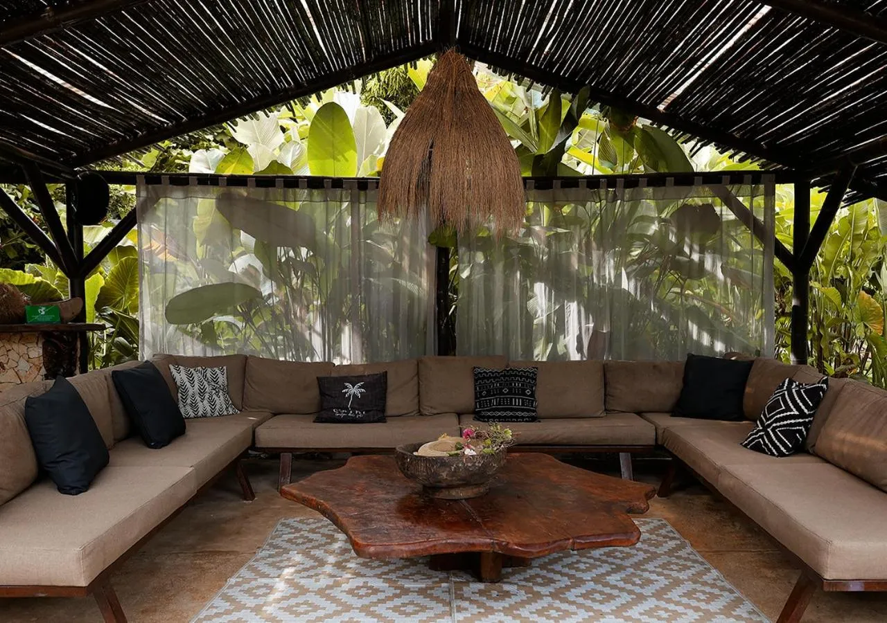 Patio in Hotel Casa Candela