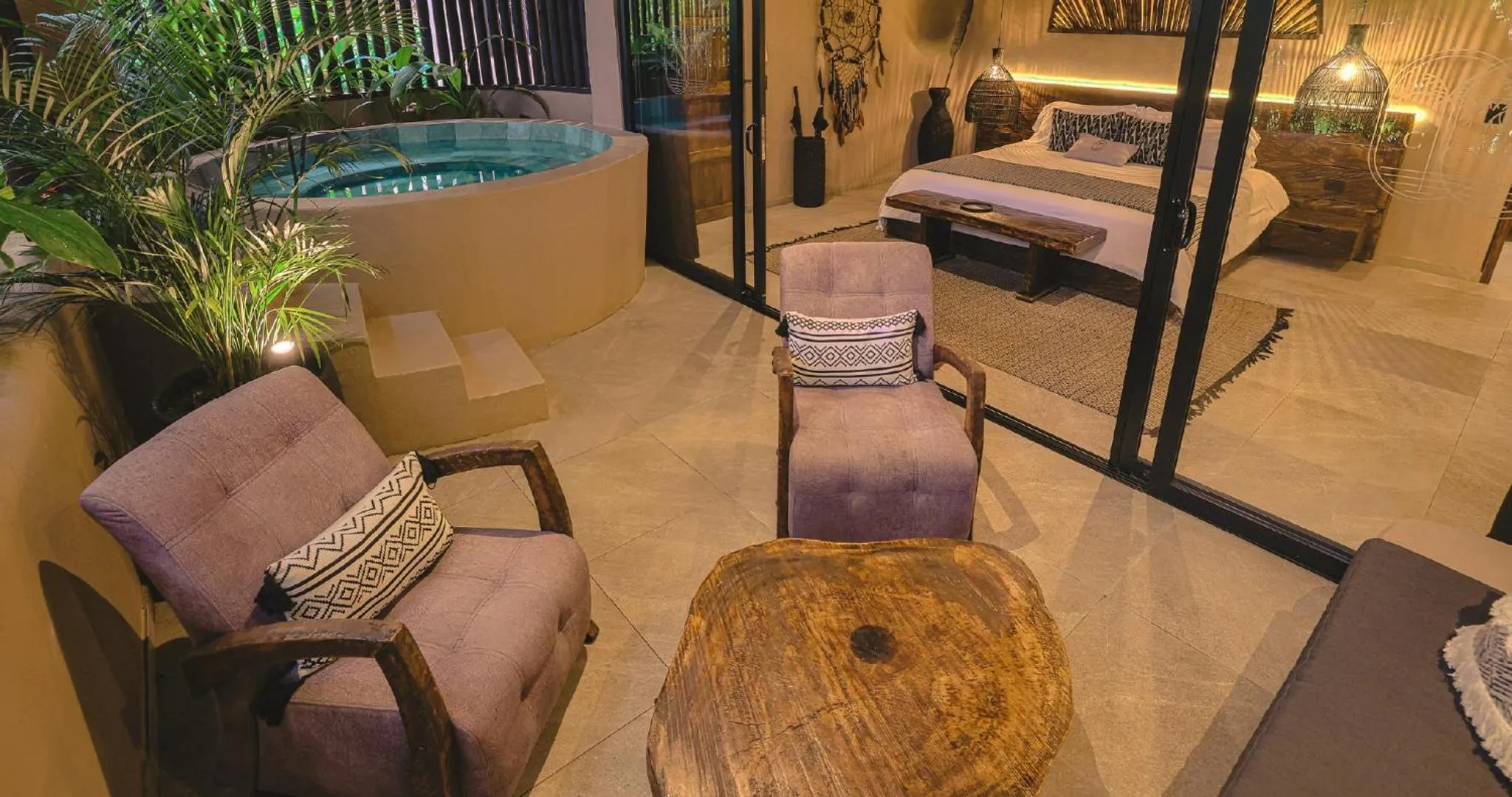 Living room in Hotel Casa Candela