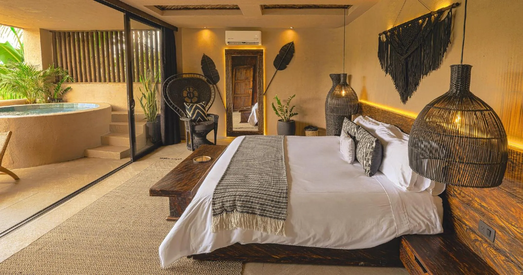 Living room, Bed in Hotel Casa Candela