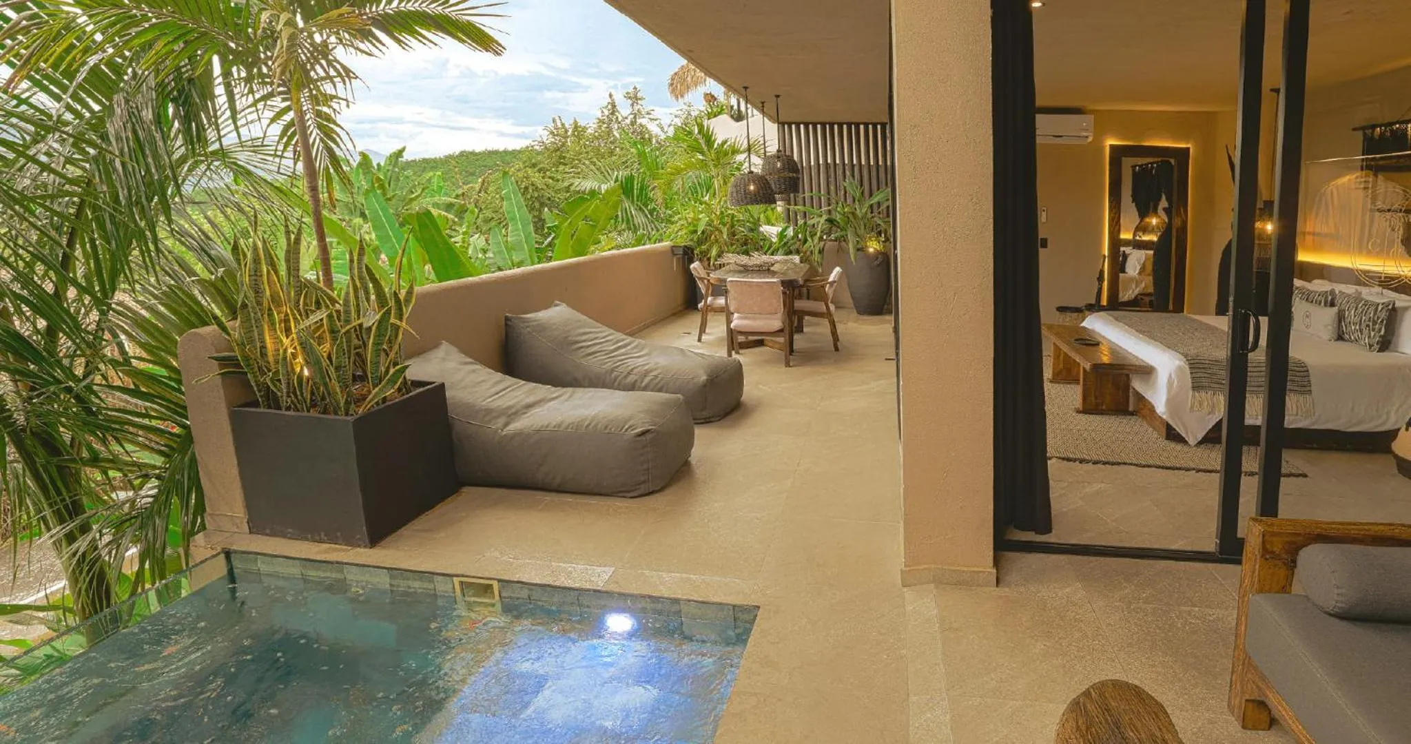 Balcony/Terrace in Hotel Casa Candela