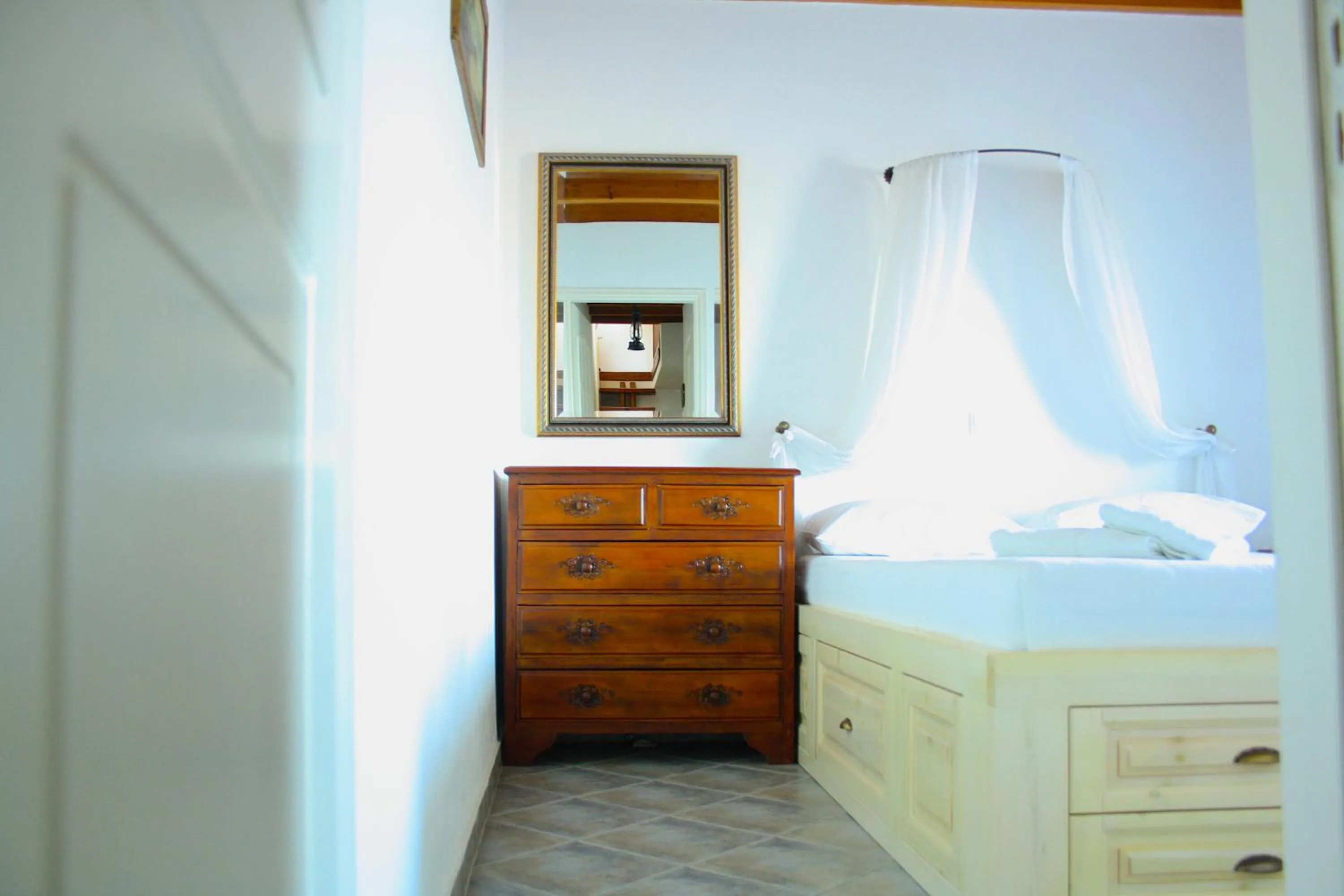 Bedroom, Bed in Mariakis Studios