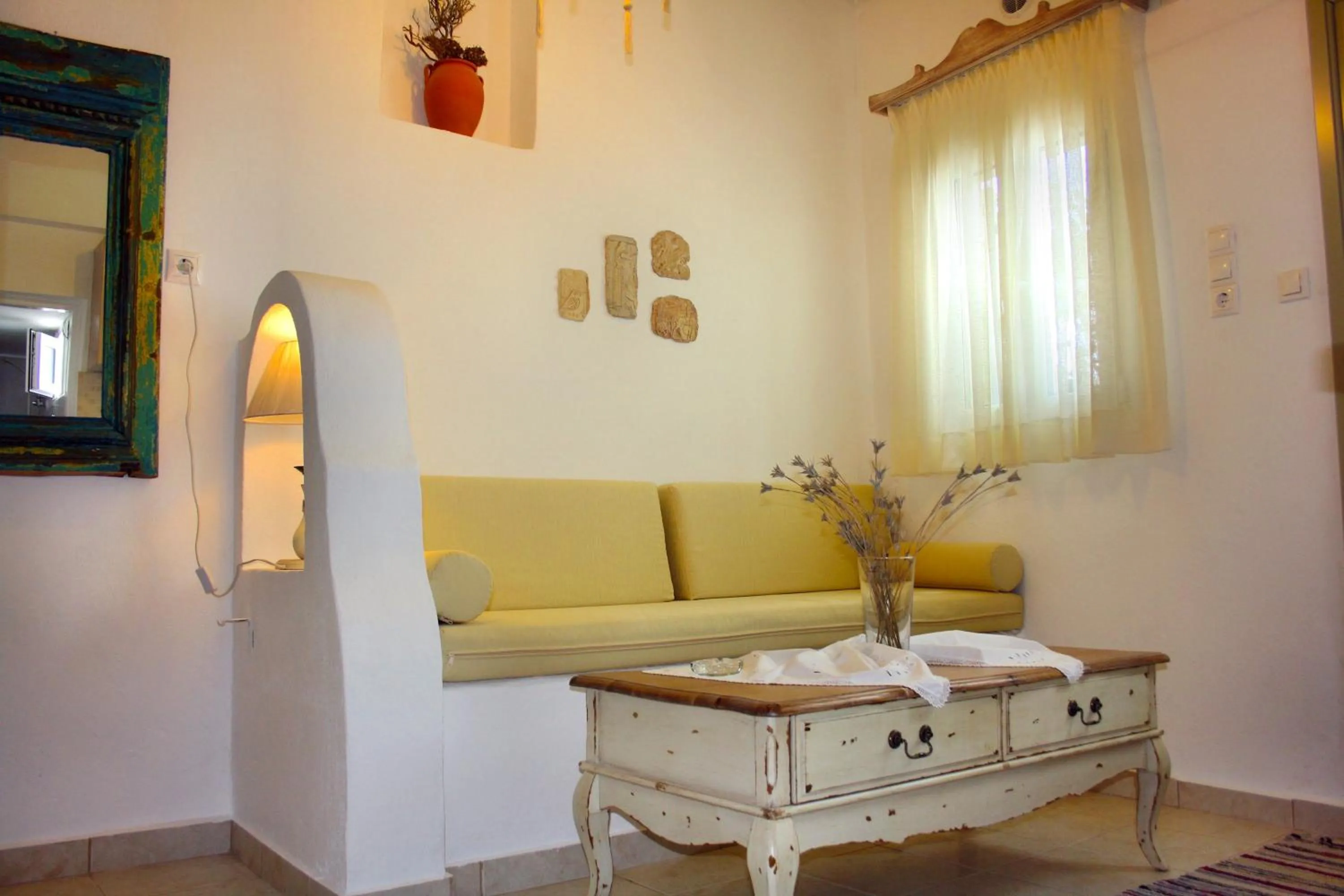 Living room in Mariakis Studios