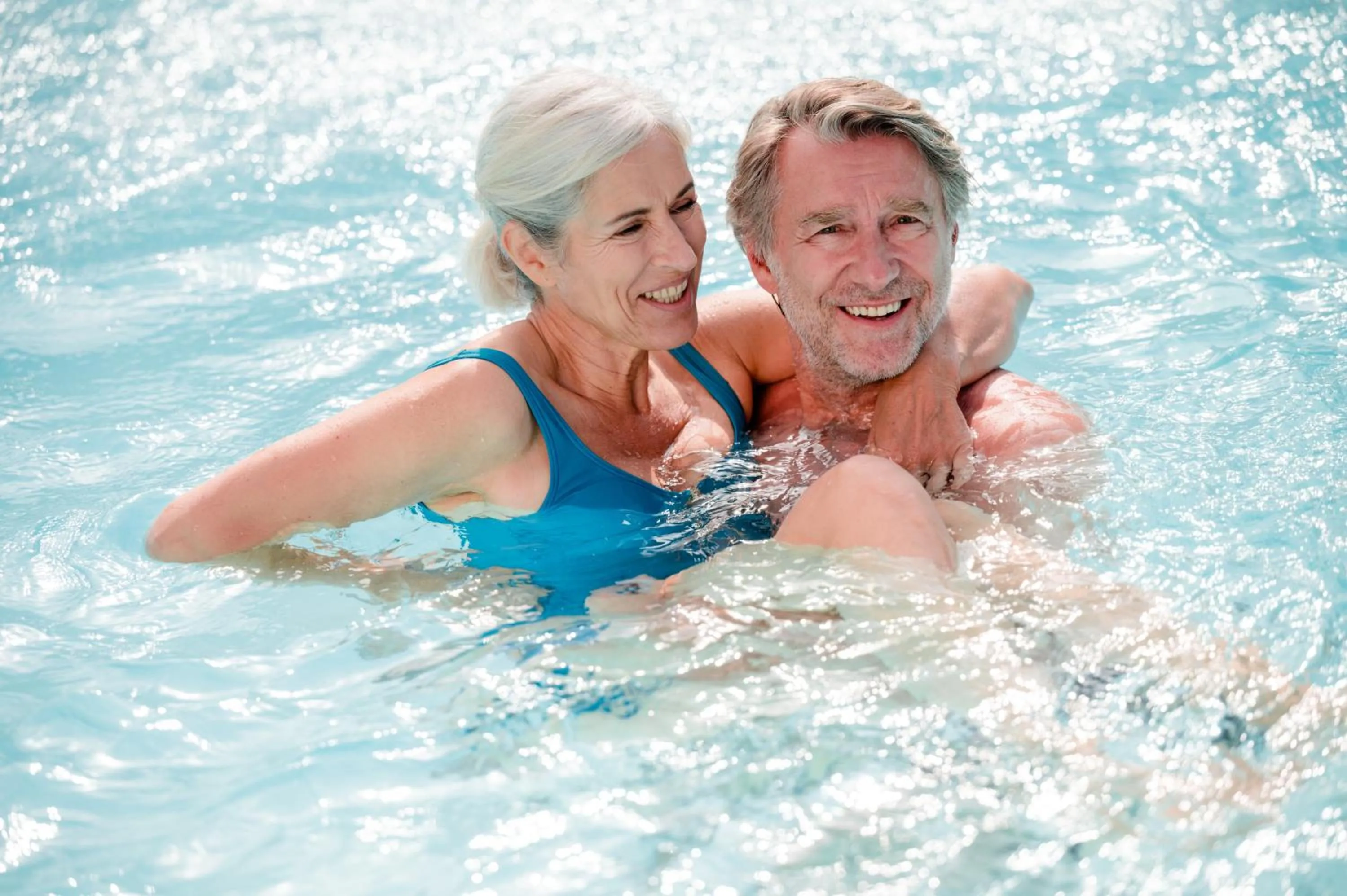 Swimming pool in Bio Thermalhotel Falkenhof