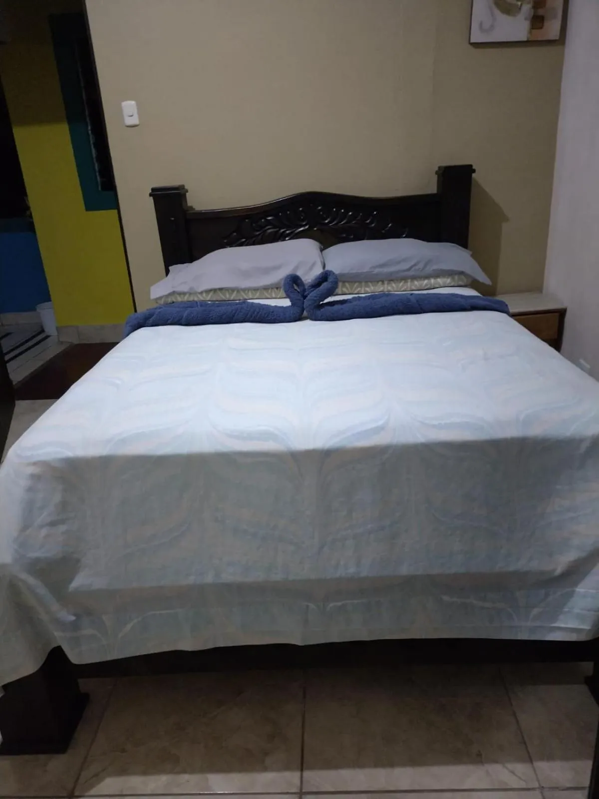 Bed in Hotel Trianon