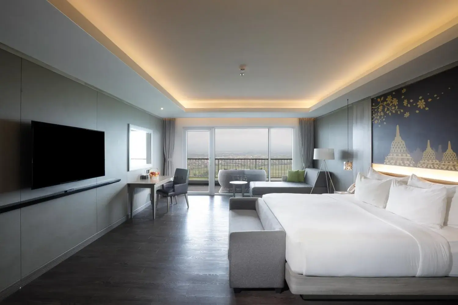 Premier King Room with Balcony in Amaranta Prambanan Yogyakarta Premier King Room with Balcony in Amaranta Prambanan Yogyakarta