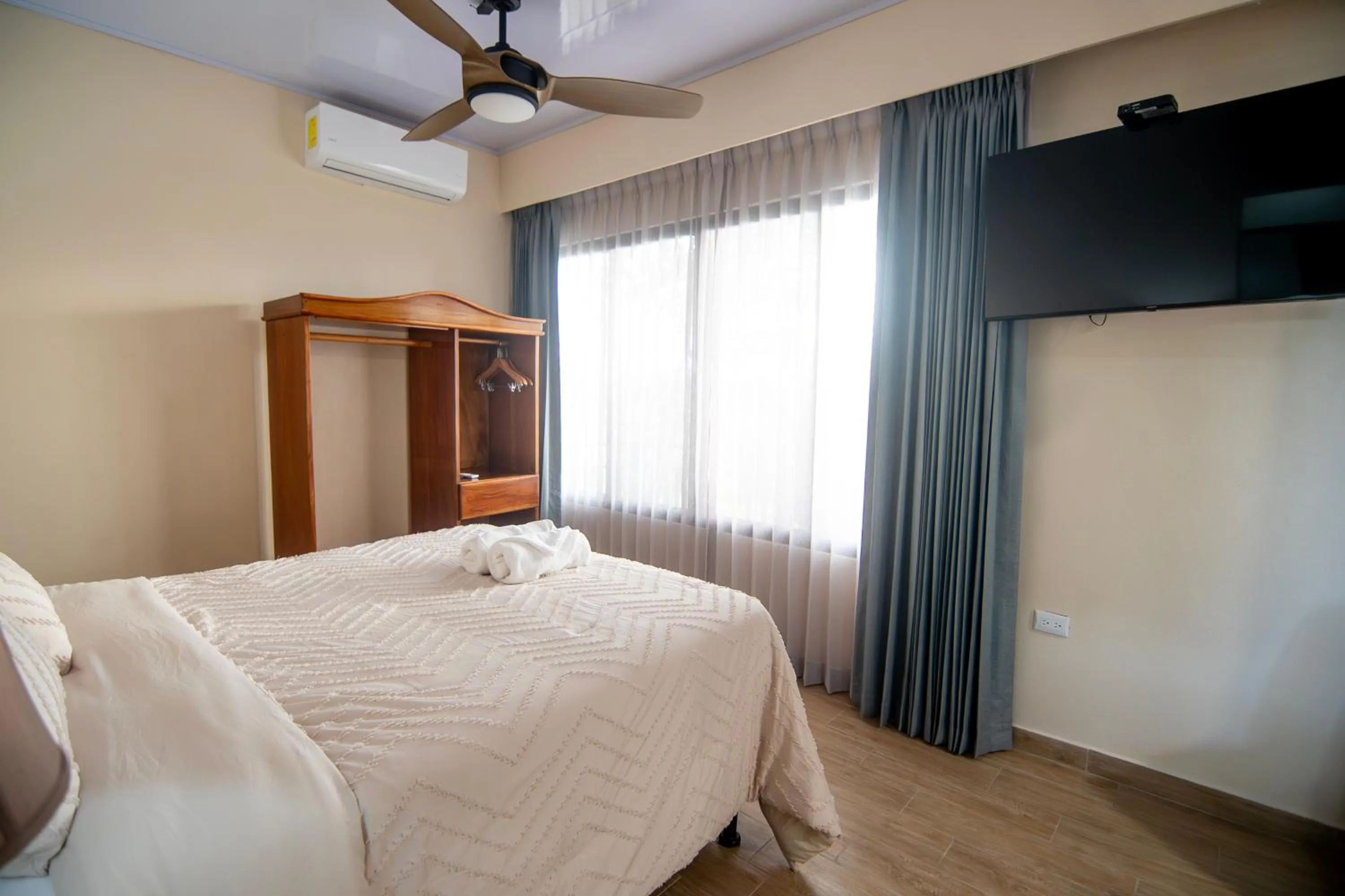 Bed in Hotel Lavas Tacotal