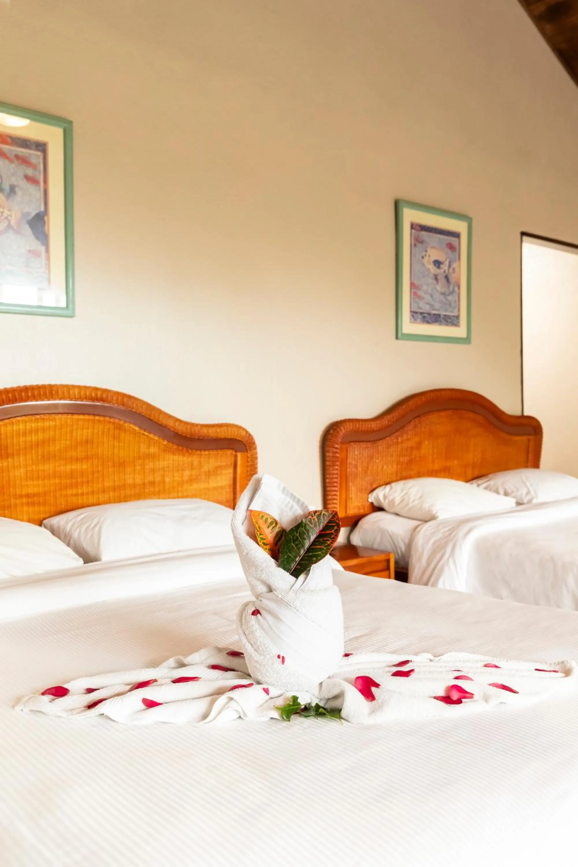 Bed in Hotel Lavas Tacotal